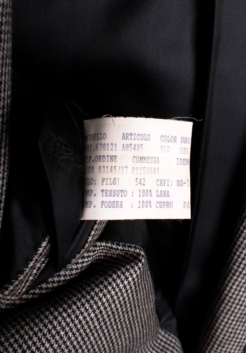 PIOMBO Piombo Check Men Suit Two Pieces Blazer Pants Size IT52/L Size 40R - 7 Thumbnail