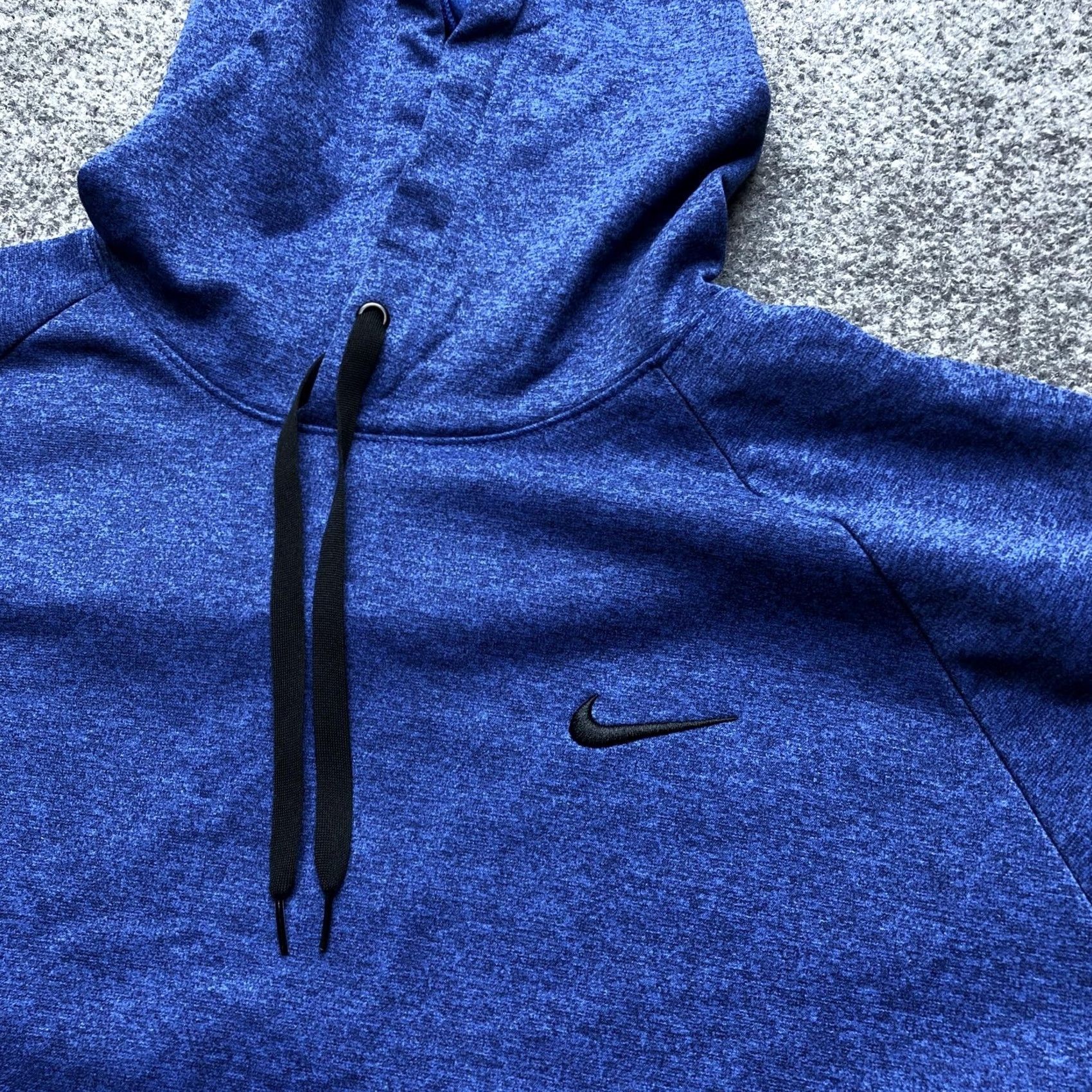 Nike Nike Therma-Fit Hoodie Mens 2XL Blue Pullover Fleece Sweatshirt Swoosh Logo Size US XXL / EU 58 / 5 - 4 Thumbnail
