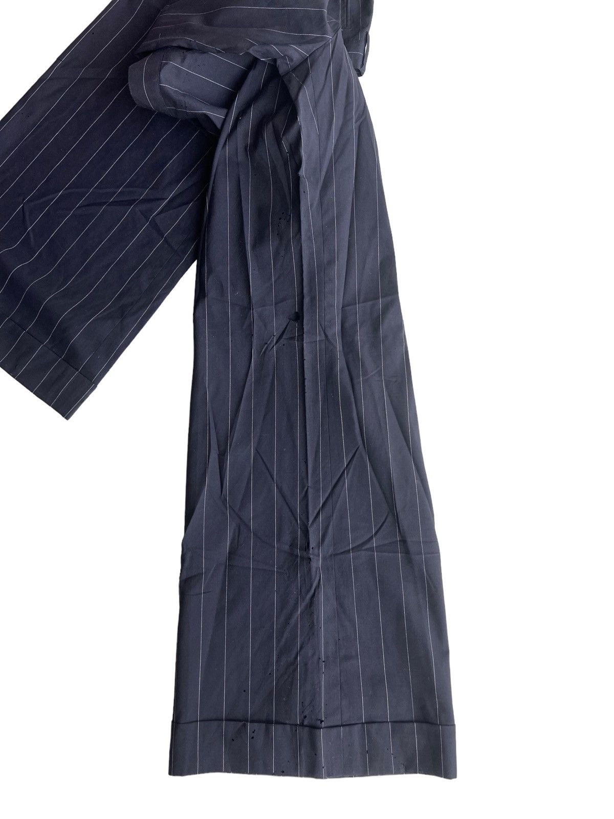 Gaultier Homme Objet × Jean Paul Gaultier OG 90s Jean Paul Gaultier Striped Wide Leg Pants Size US 32 / EU 48 - 10 Thumbnail