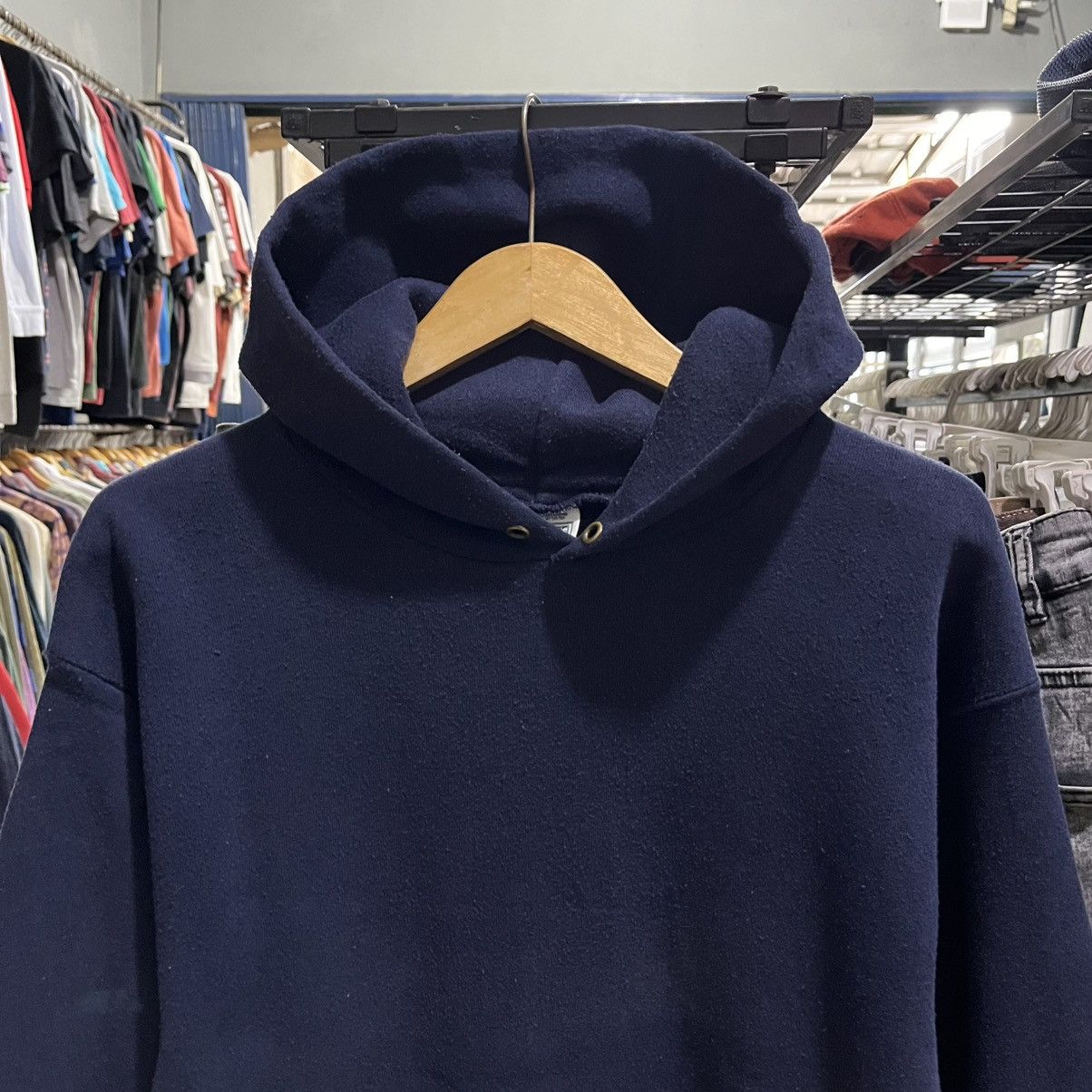 Vintage Vintage Discus Blank hoodie Size US M / EU 48-50 / 2 - 2 Thumbnail