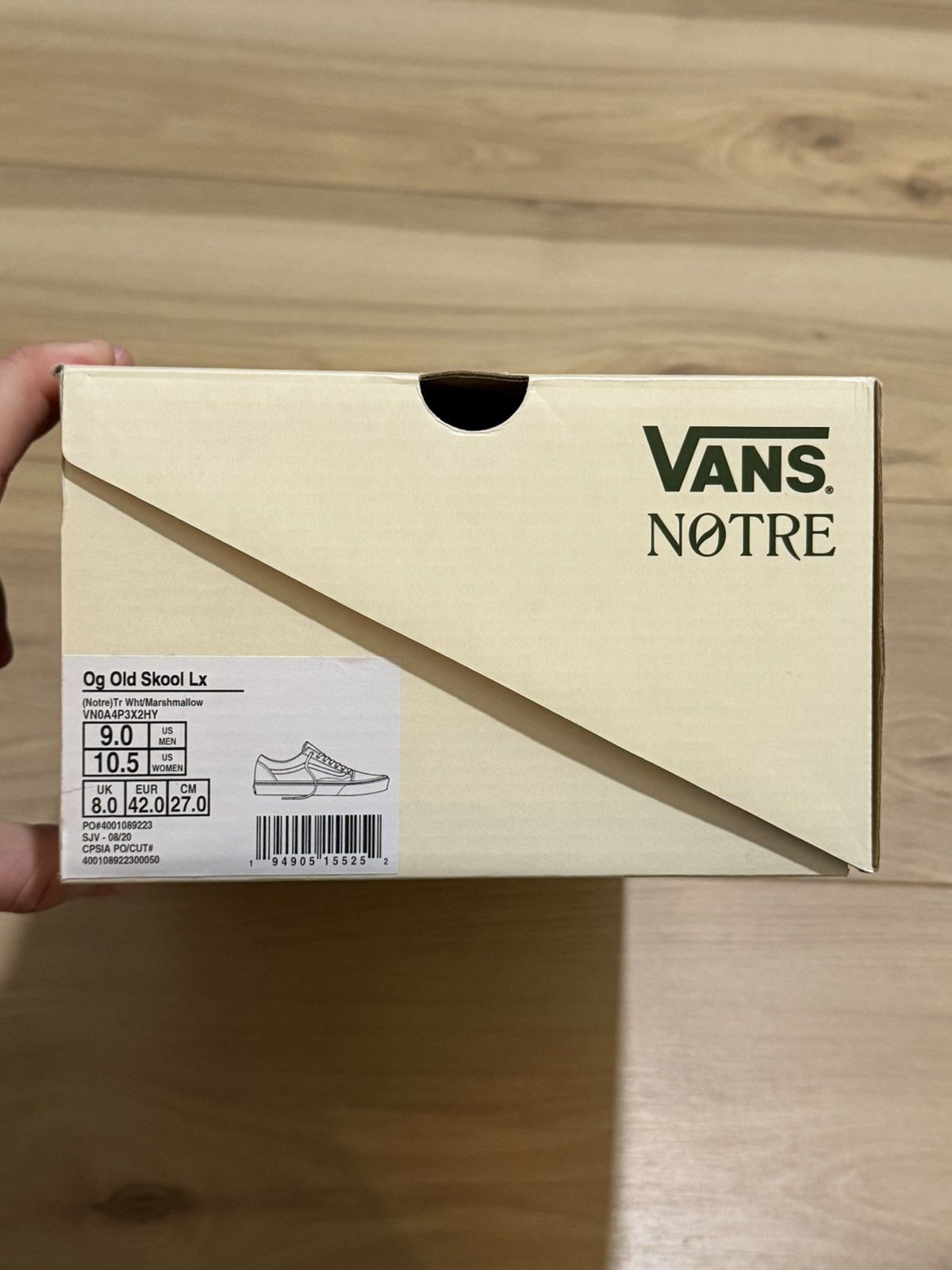 Notre × Vans Vans Notre Marshmallow White Size US 9 / EU 42 - 7 Thumbnail