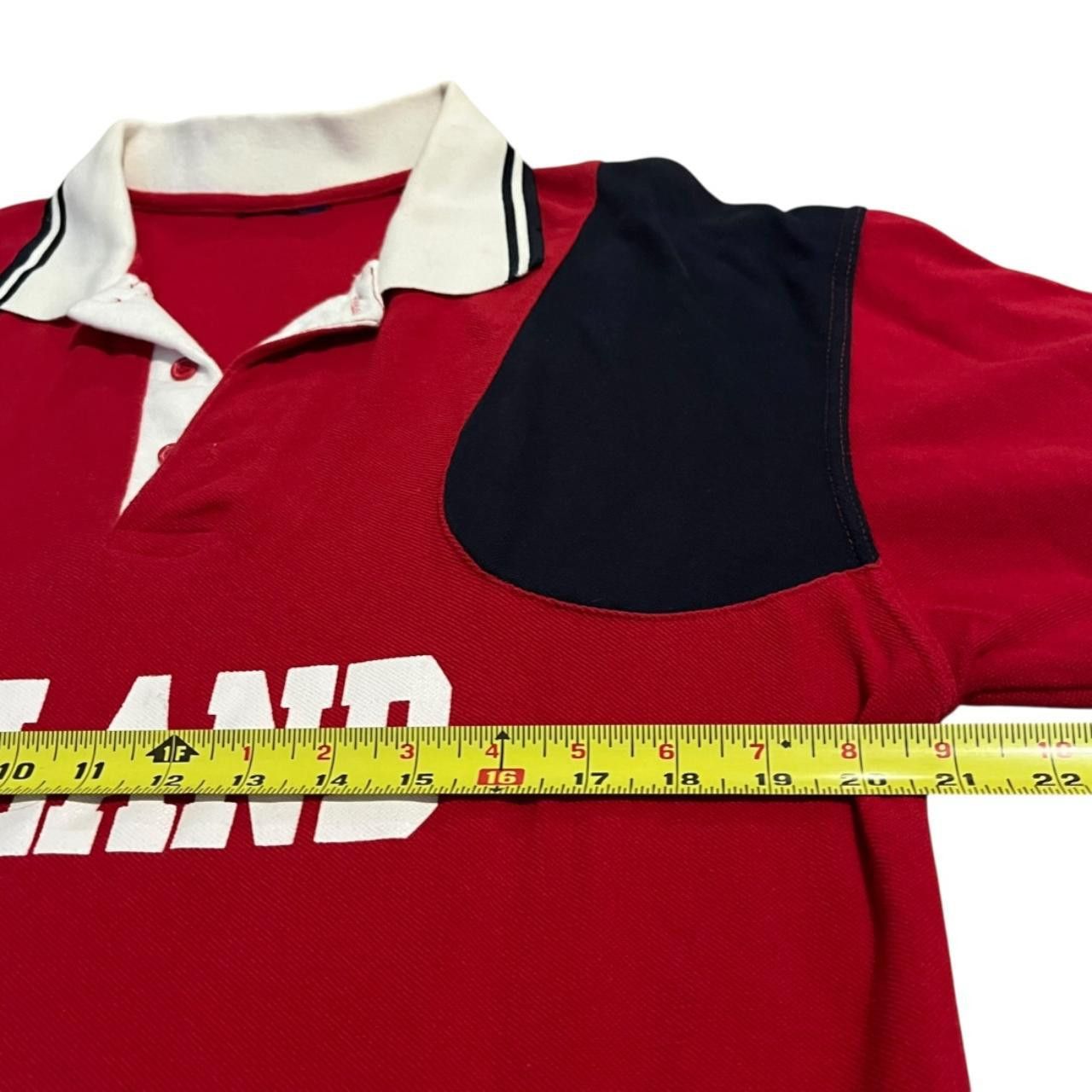 Vintage VINTAGE England Union Jack Football Rugby Polo Size US L / EU 52-54 / 3 - 4 Thumbnail