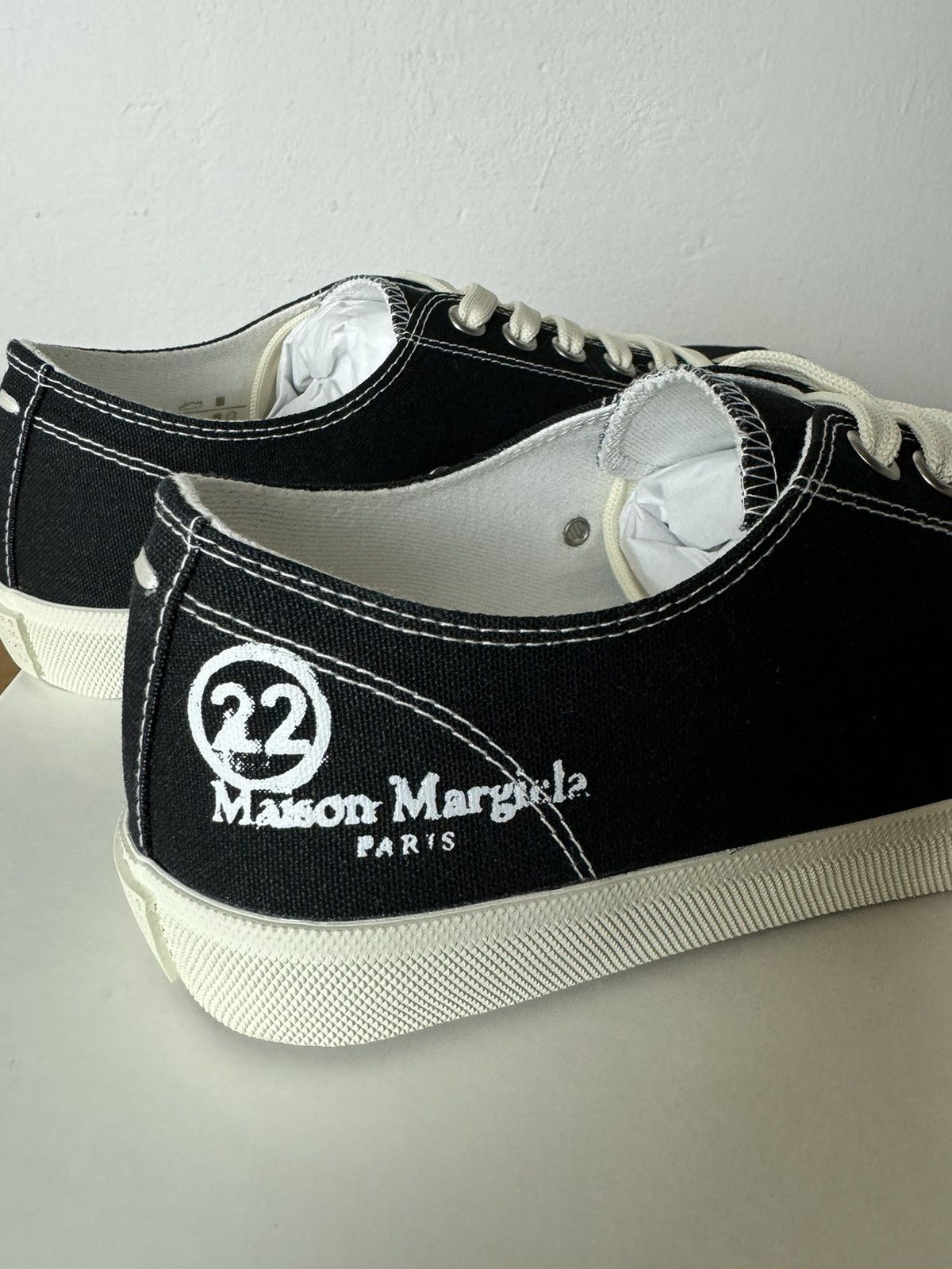 Maison Margiela Tabi Sneakers - Black / White 41 - Footwear Maison Margiela Tabi Sneakers - Black / White 41 - Footwear