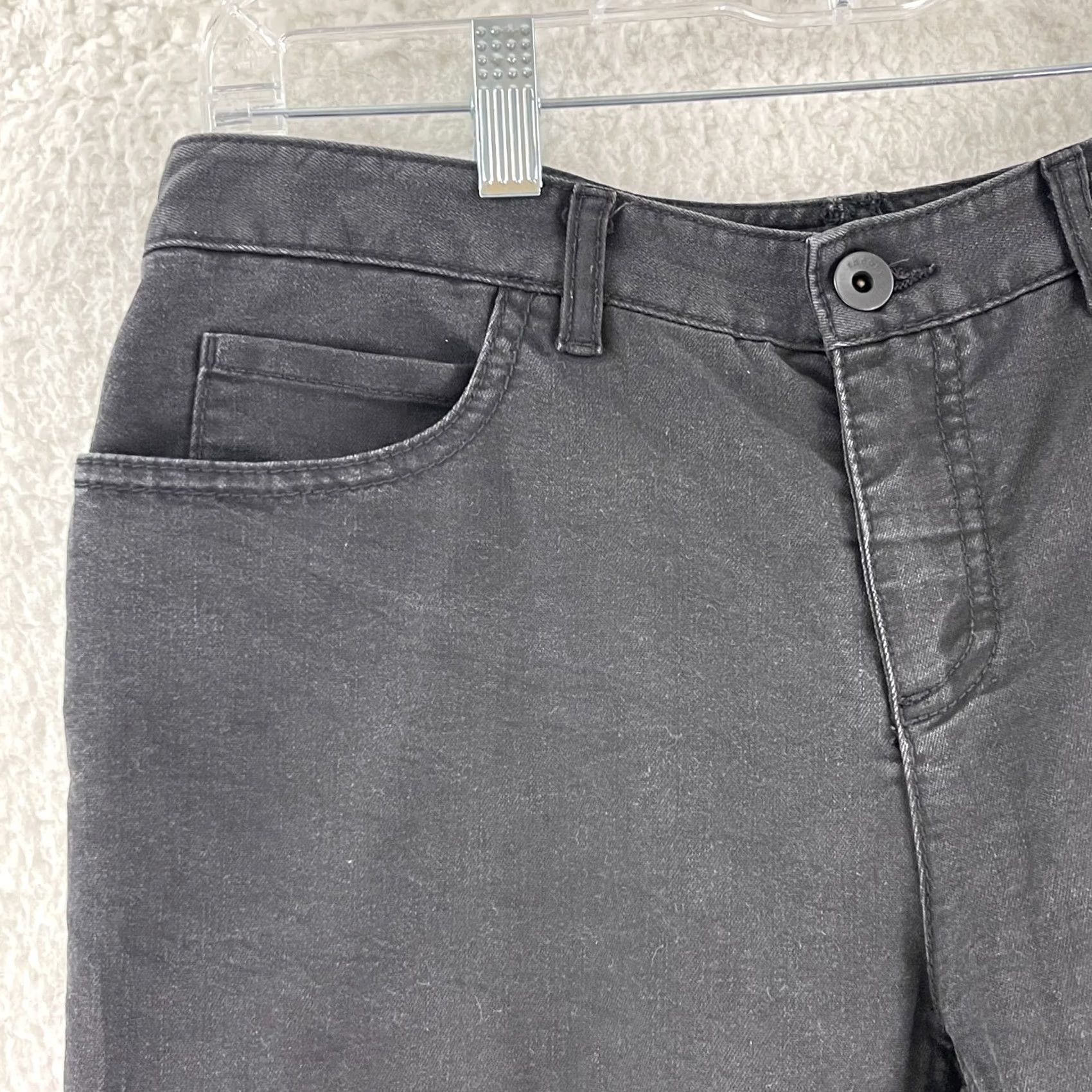 Theory Theory Sineli Seed Bootcut Jeans Womens 30 Black Mid Rise Denim Jeans Color Black Size 30 Regular Fit Women USA Dark Wash Bootcut Size 30" / US 8 / IT 44 - 4 Thumbnail
