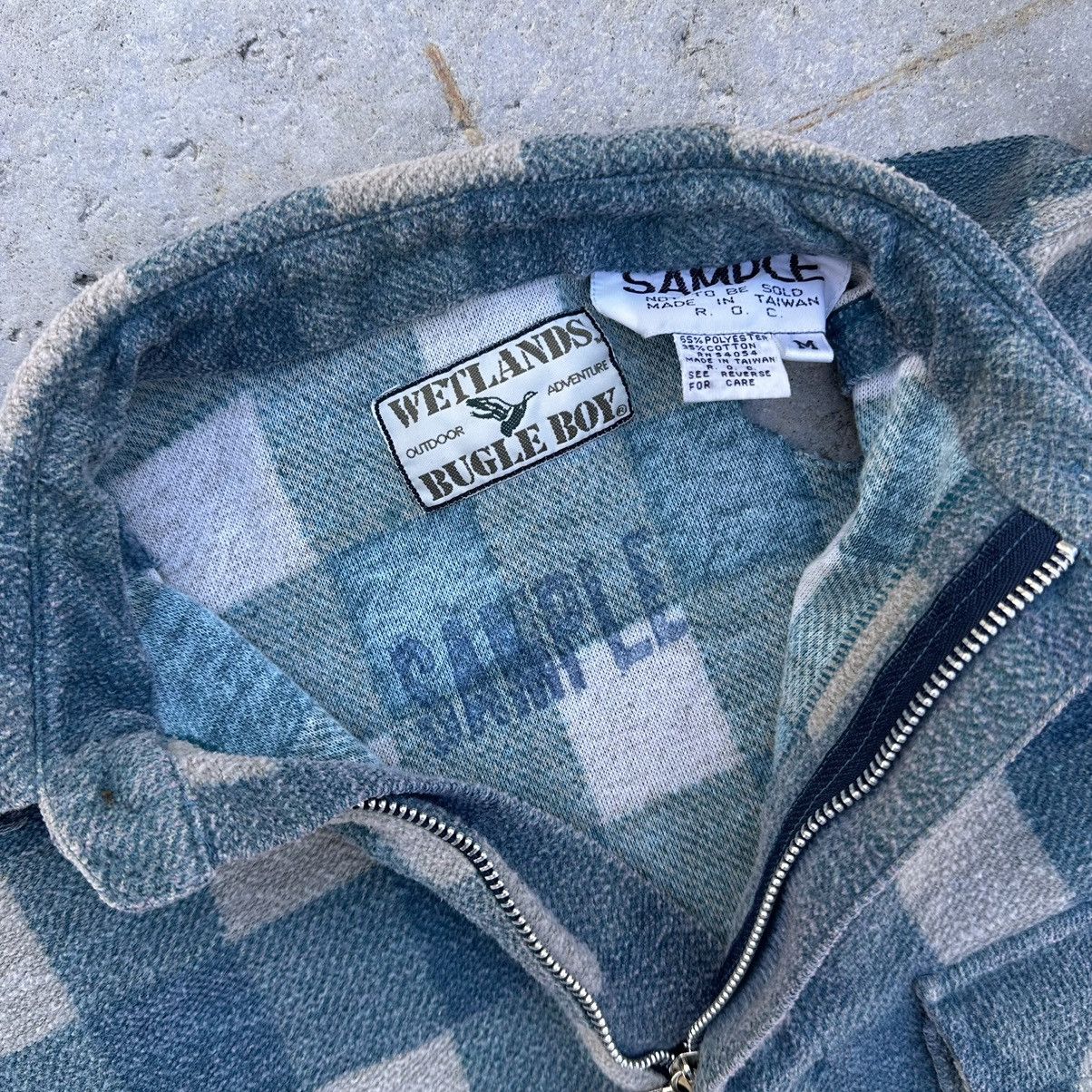 Bugle Boy VTG 2000’s Bugle Boy Rare Sample Piece Quarter Zip Flannel Size US M / EU 48-50 / 2 - 3 Thumbnail