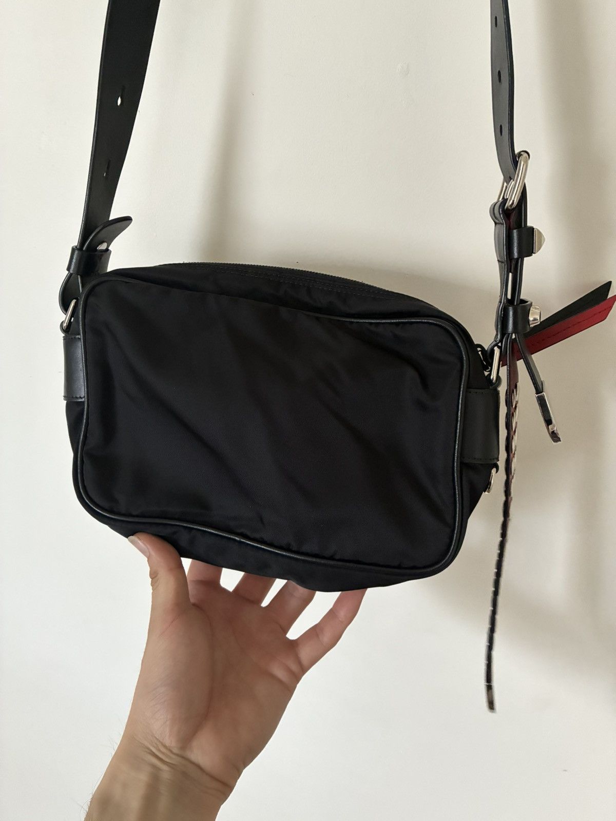Prada Prada 2018 Studded New Vela Shoulder Bag Size ONE SIZE - 8 Thumbnail