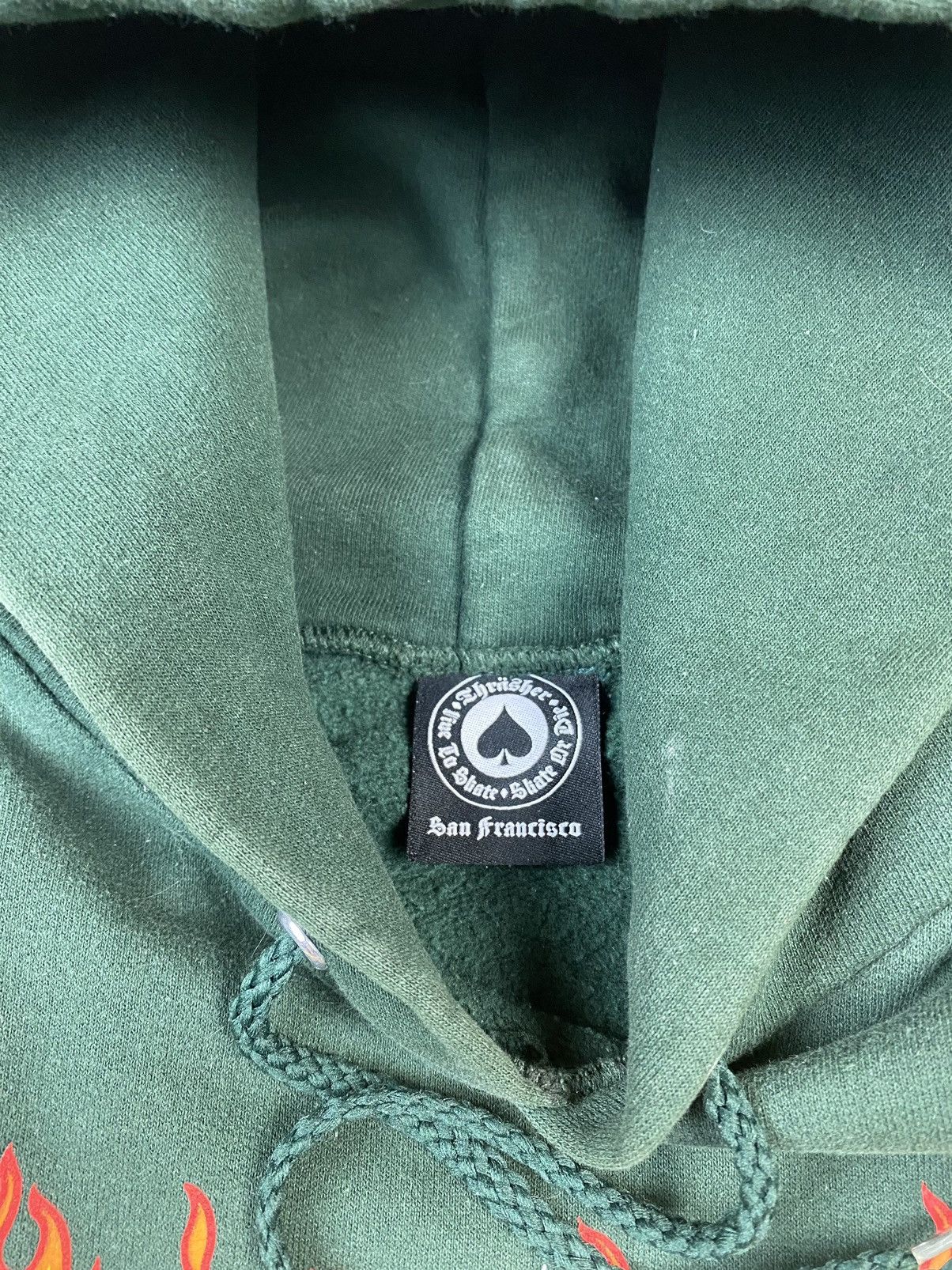 Thrasher Vintage Thrasher Magazine Flame Logo Green Hoodie Size US M / EU 48-50 / 2 - 6 Thumbnail