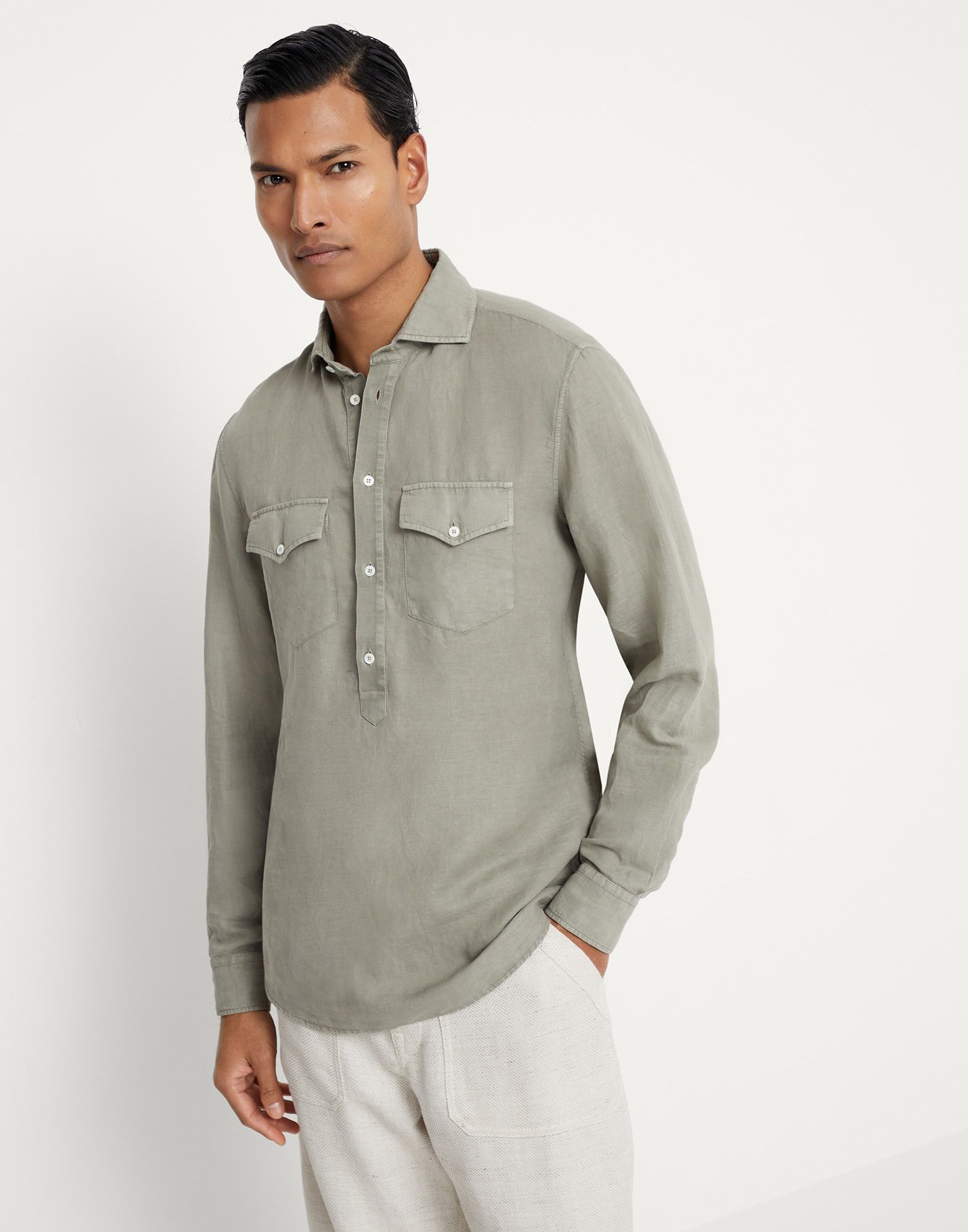 o1w1db10925 Shirt in Bright Green