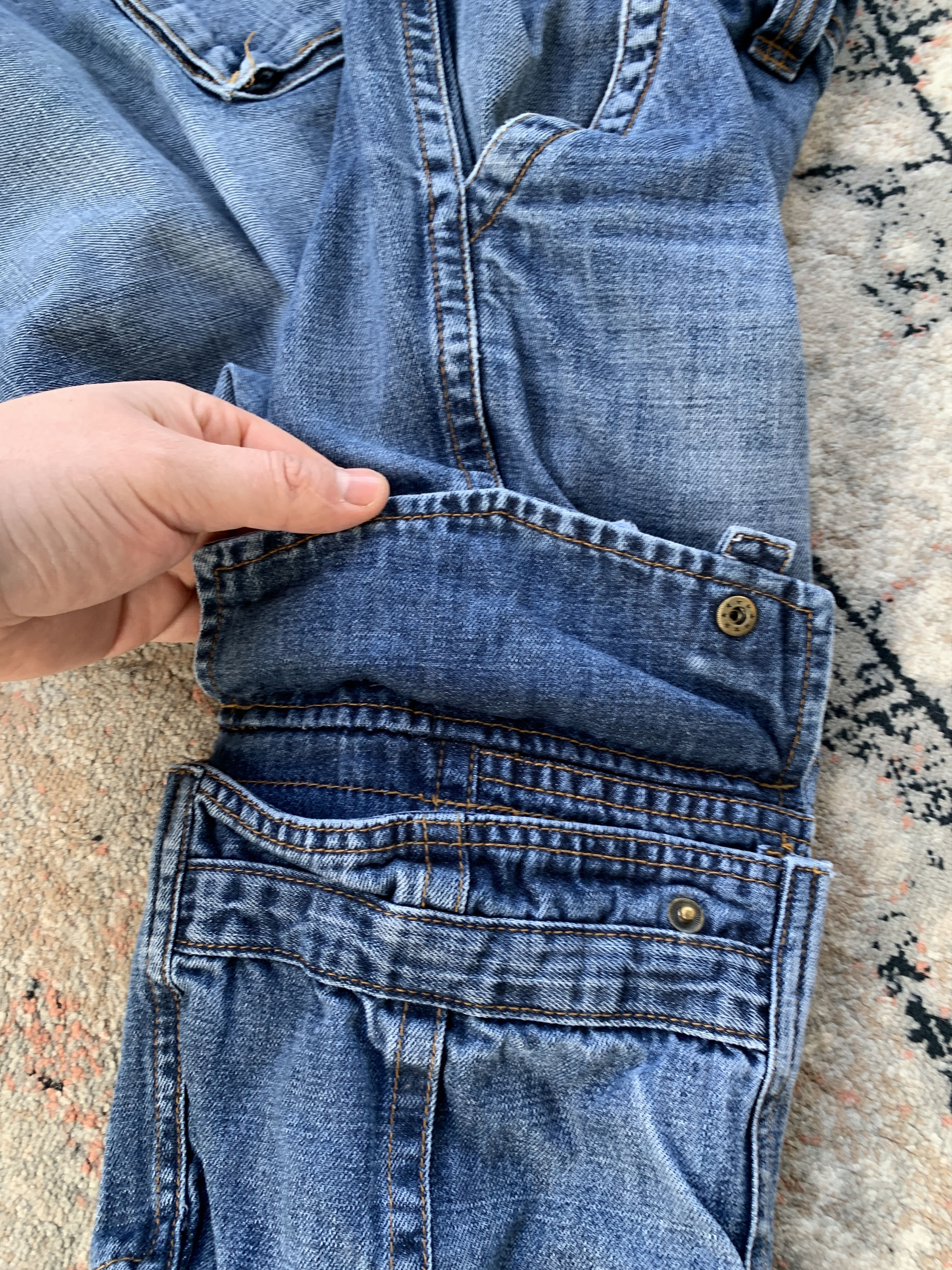 Cherokee × Vintage Vintage Cherokee Cargo Denim Pants Size US 34 / EU 50 - 10 Thumbnail