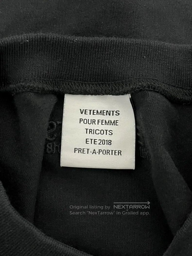 Vetements Vetements short sleeves Size US XS / EU 42 / 0 - 3 Thumbnail