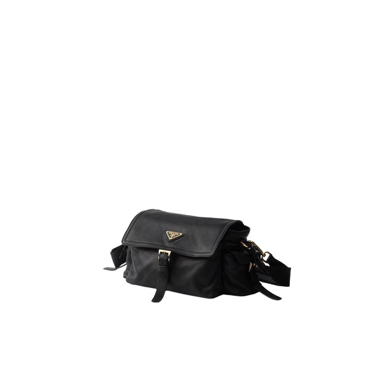 Prada PRADA Explore Medium $3650 Black Nappa Leather Shoulder Bag Size ONE SIZE - 2 Thumbnail
