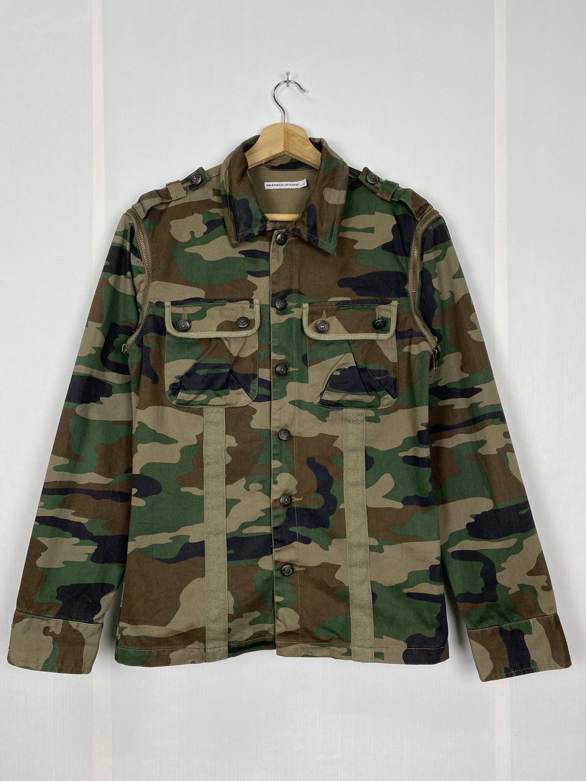 Japanese Brand Six Star Exclusive Design Camo Jacket Size US L / EU 52-54 / 3 - 2 Thumbnail