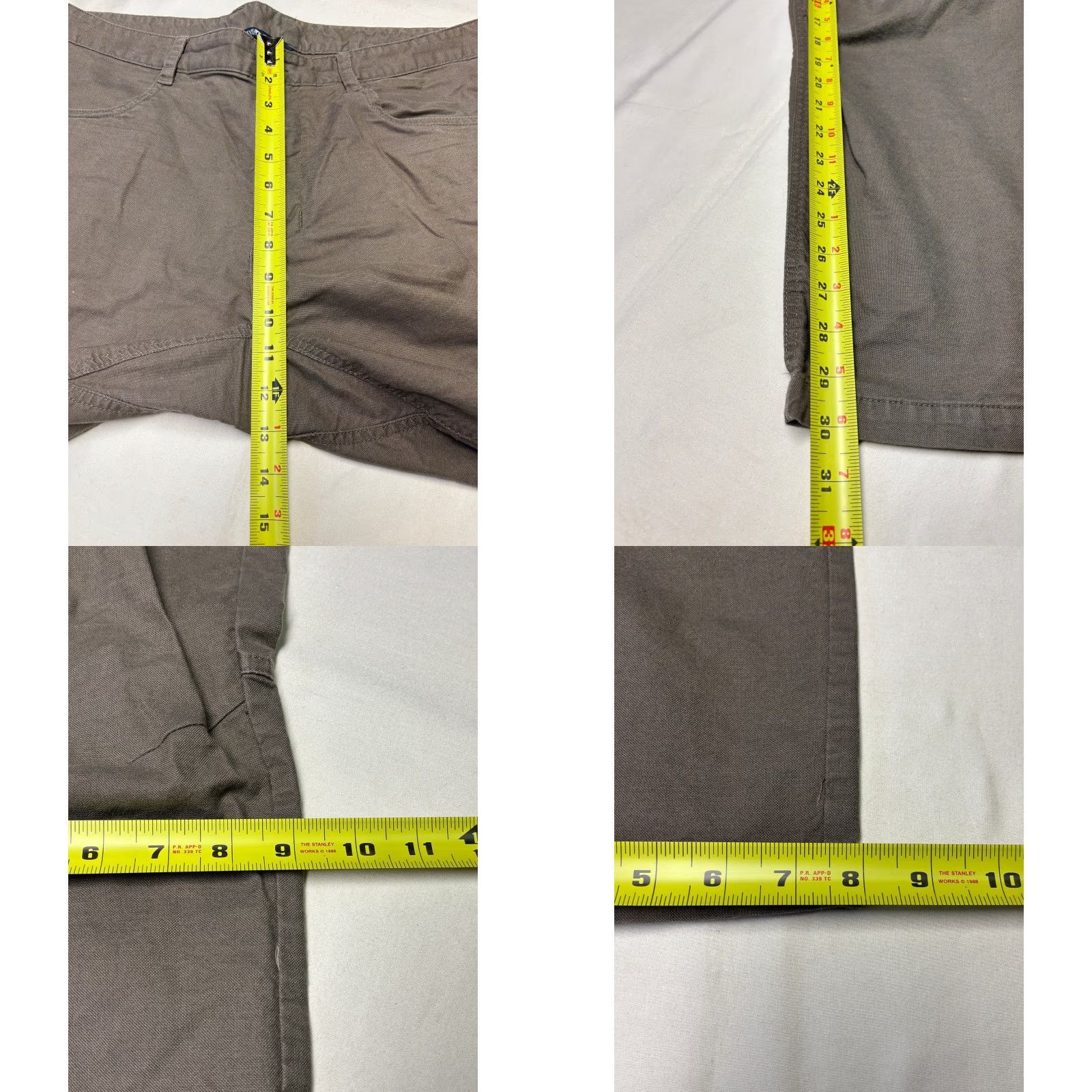 The North Face The North Face Mens Chino Pants 38X30 Brown Cotton Elastomultiester Polyester Canvas Flat Front Straight 5-Pocket Logo Zipper Zip Casual Workwear Mens Size US 38 / EU 54 - 9 Thumbnail