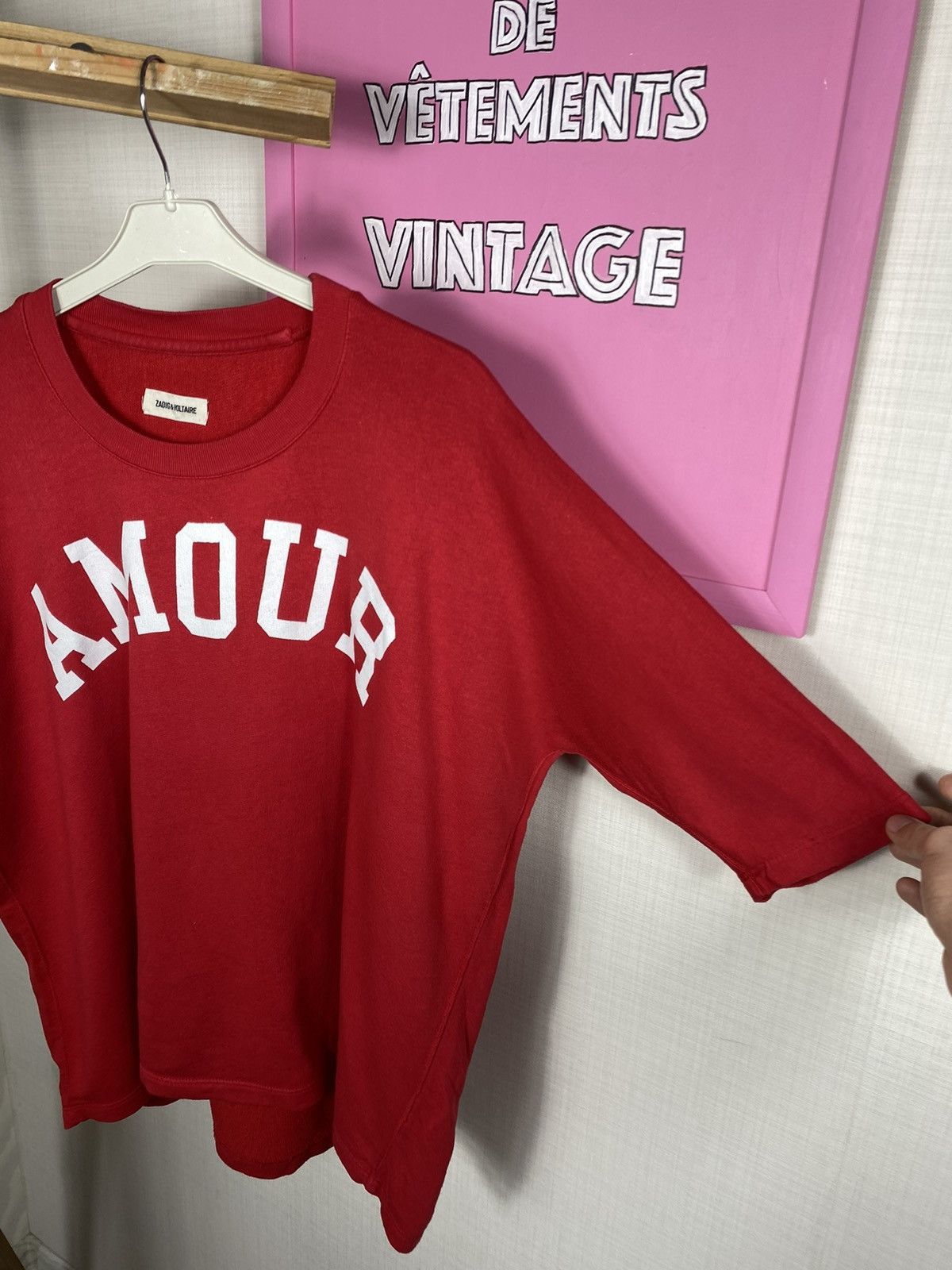Other Zadig Voltaire Shirt Logo Tee Amour Size XS / US 0-2 / IT 36-38 - 7 Thumbnail