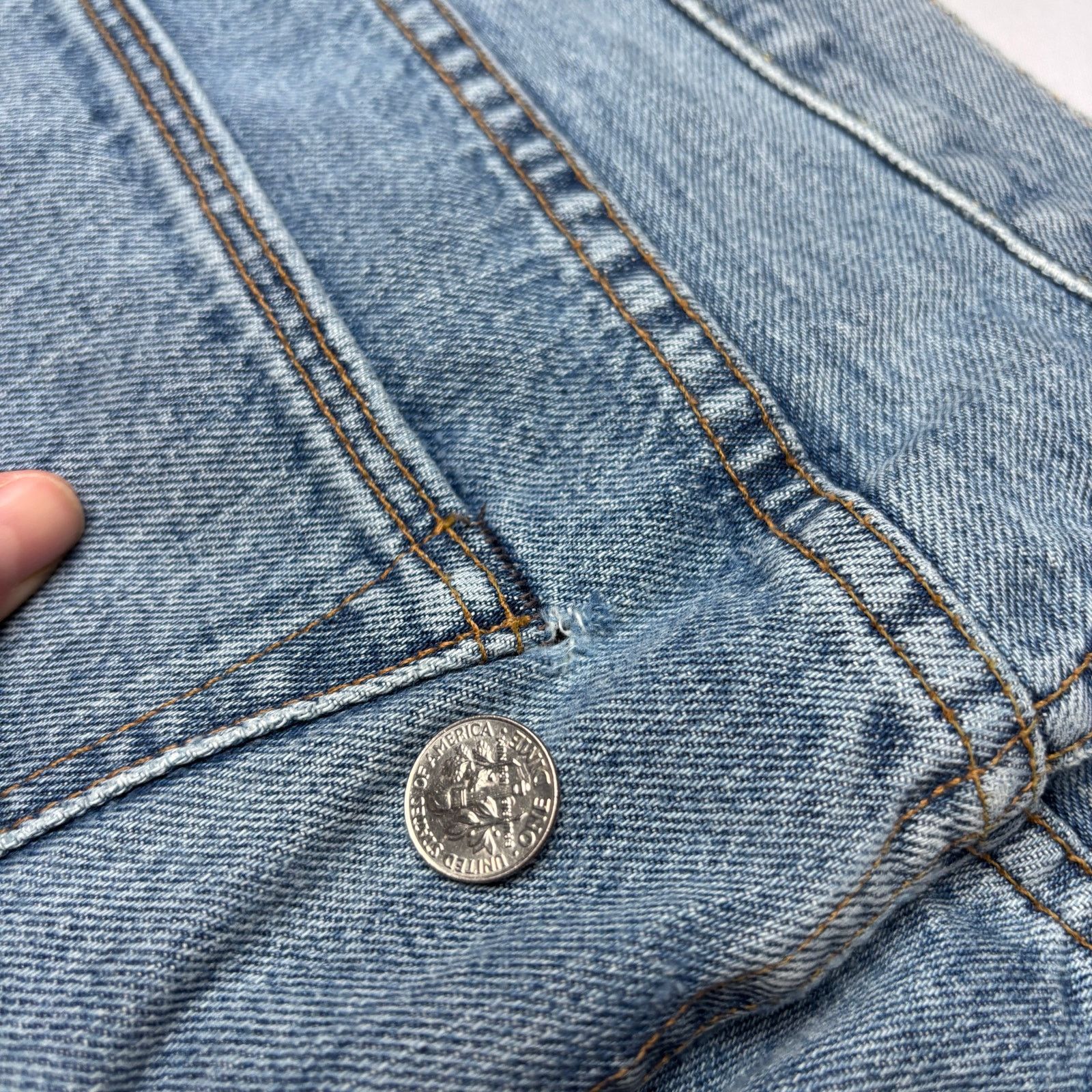 Sid Mashburn $175 Sid Mashburn Slim Straight Jeans 34x30 Made in USA Size US 34 / EU 50 - 11 Thumbnail