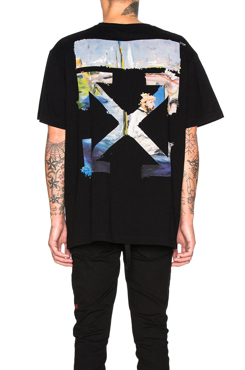 Off-White Black Painting Arrows Oversized T-Shirt Size US S / EU 44-46 / 1 - 2 Thumbnail