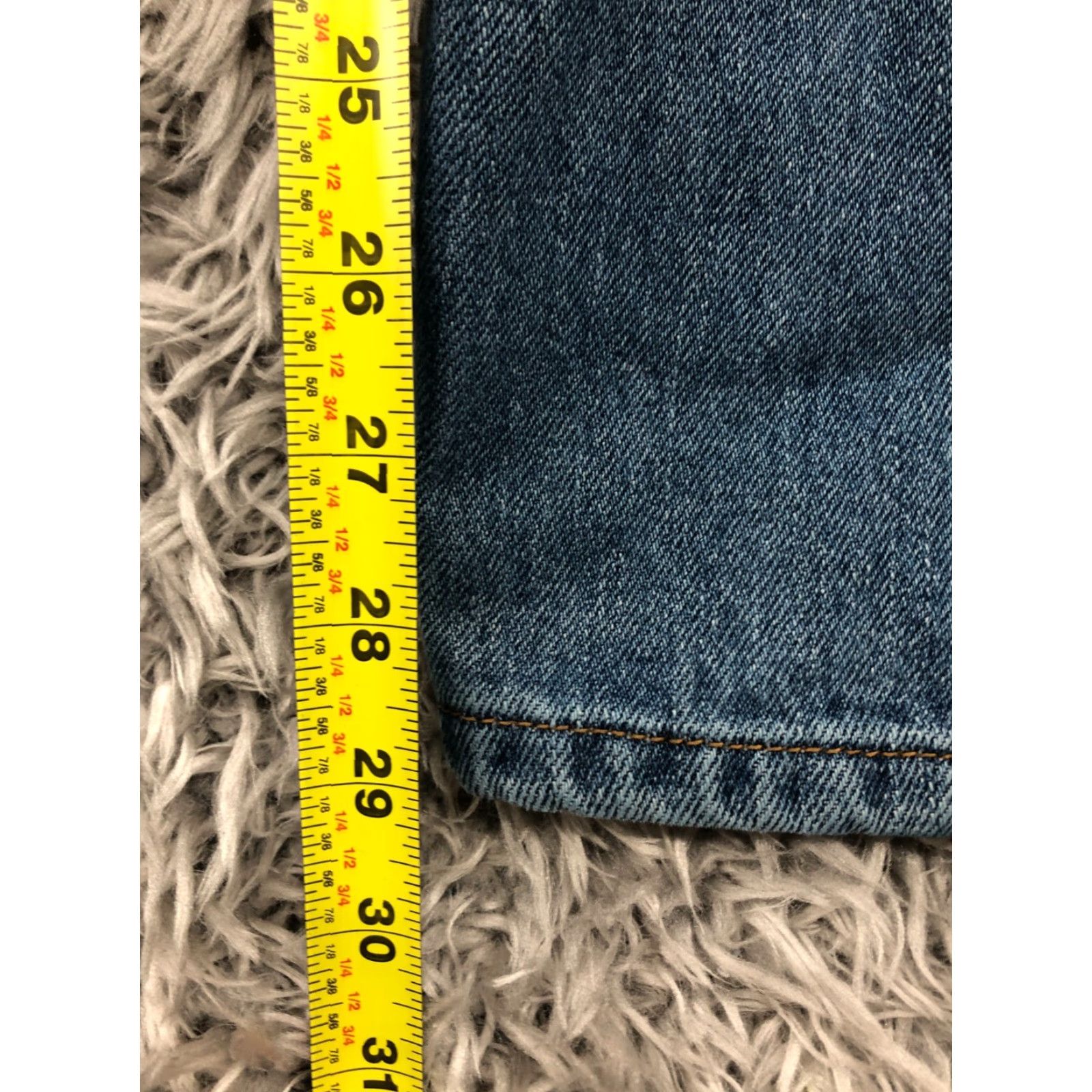 Levi's Levi's 505 Jeans Regular Size 34x30 Mens Mid Rise Medium Wash Blue Straight Size US 34 / EU 50 - 3 Thumbnail
