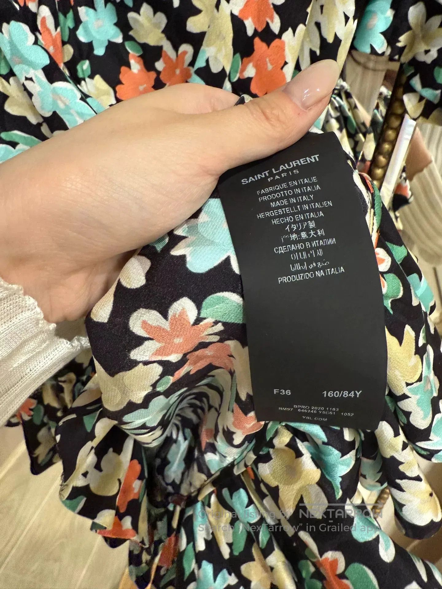 Saint Laurent Paris Saint Laurent Floral Off. Size XS / US 0-2 / IT 36-38 - 3 Thumbnail