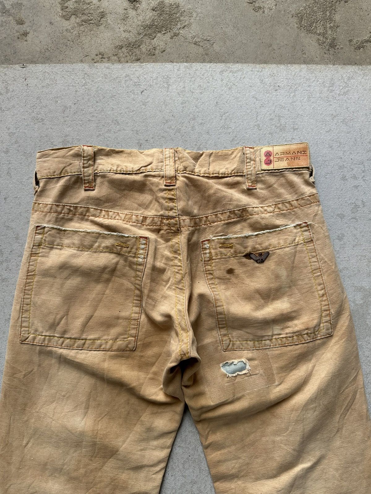 Armani ARMANI JEANS Faded Pants Made in Italy W34 L33 Size US 34 / EU 50 - 15 Thumbnail