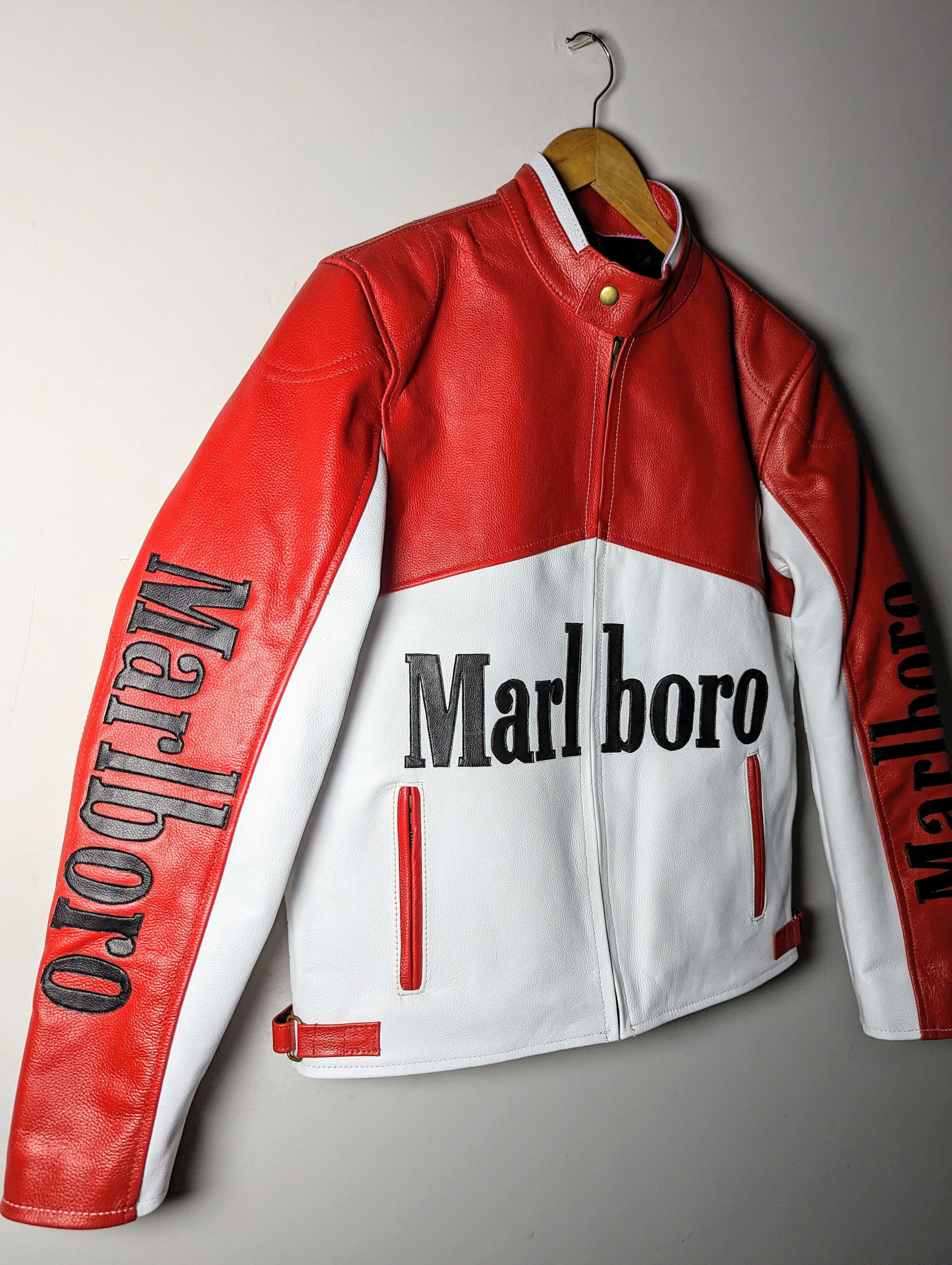 Marlboro MARLBORO GENUINE LEATHER JACKET RARE Y2K OUTERWEAR Size M / US 6-8 / IT 42-44 - 5 Thumbnail