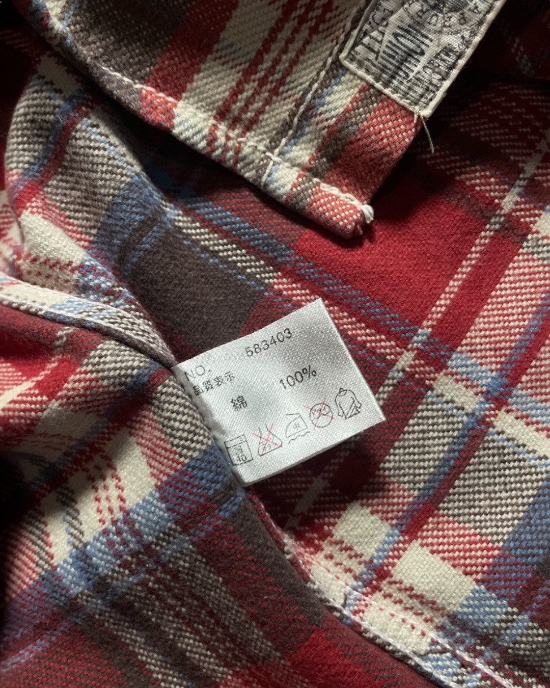 Japanese Brand Heavy Flannel Shirt UNION MADE APPUREAM JAPAN Size M Size US M / EU 48-50 / 2 - 7 Thumbnail