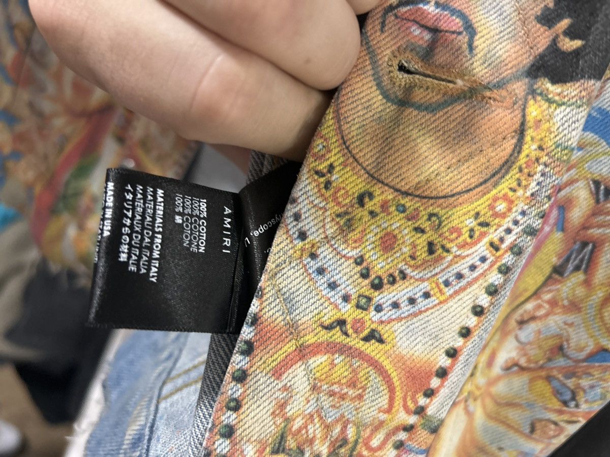 Amiri AMIRI Jimi Hendrix Denim Trucker Jacket Size US S / EU 44-46 / 1 - 6 Thumbnail
