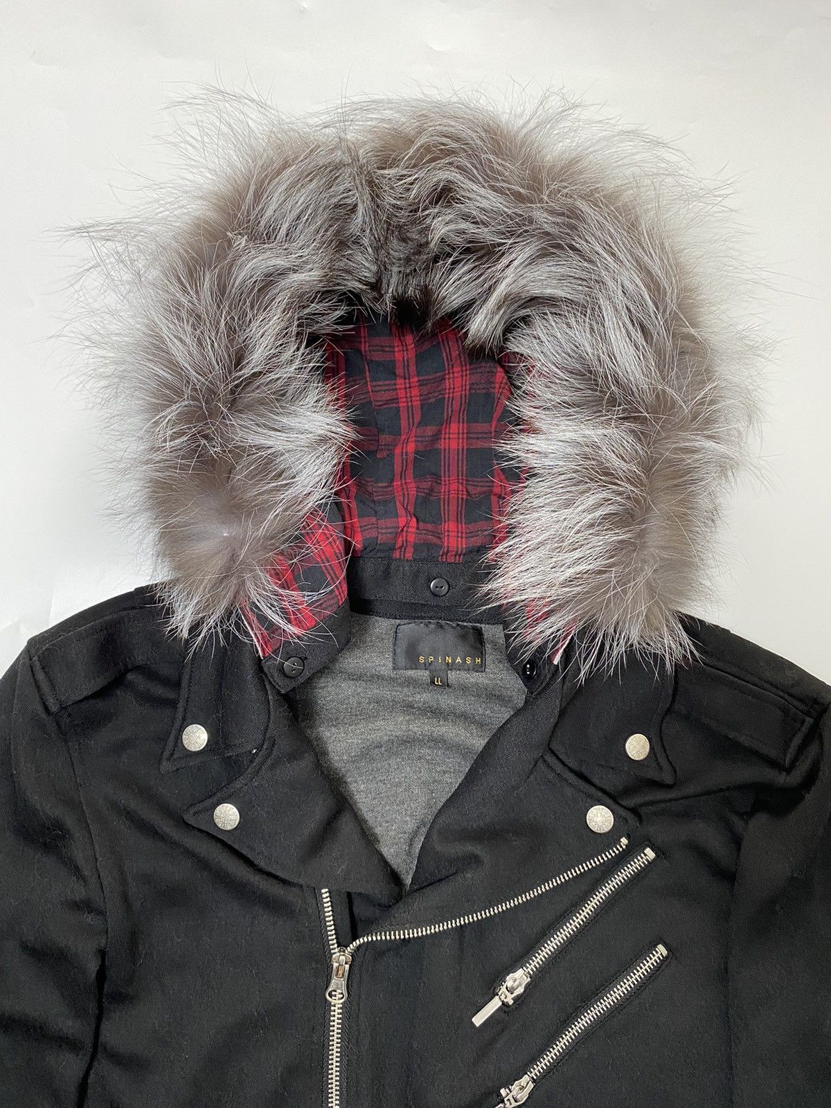 If Six Was Nine × Japanese Brand fur jacket spinash japan vkei style Size US L / EU 52-54 / 3 - 5 Thumbnail