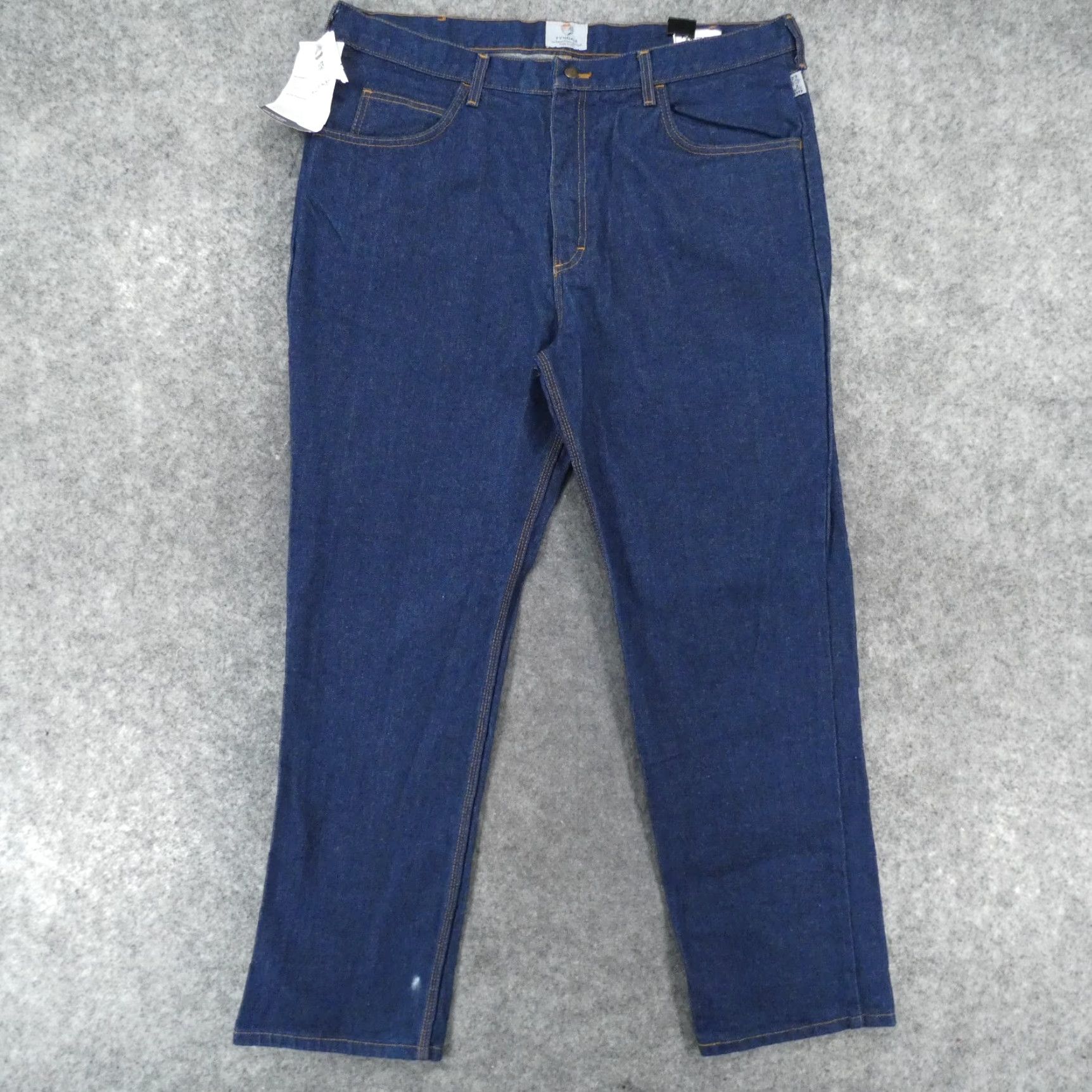 Tyndale Jeans Mens 40x32 Bootcut Fire Resistant Dark Wash NWT Denim 5-Pocket Logo