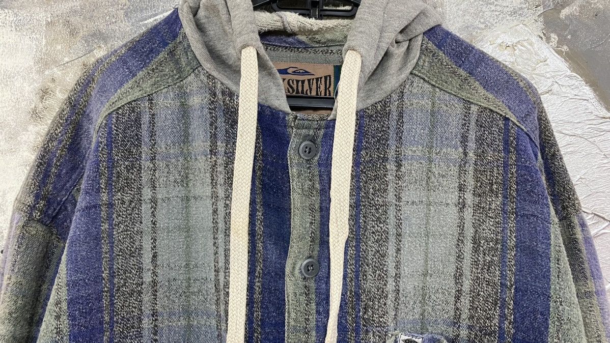 Vintage Quiksilver Saltwater Denim Button Ups Hoodie