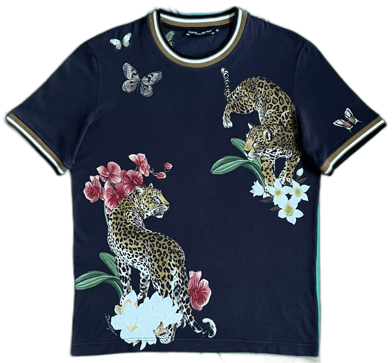 Dolce&Gabbana Leopard Short Sleeve T-Shirt