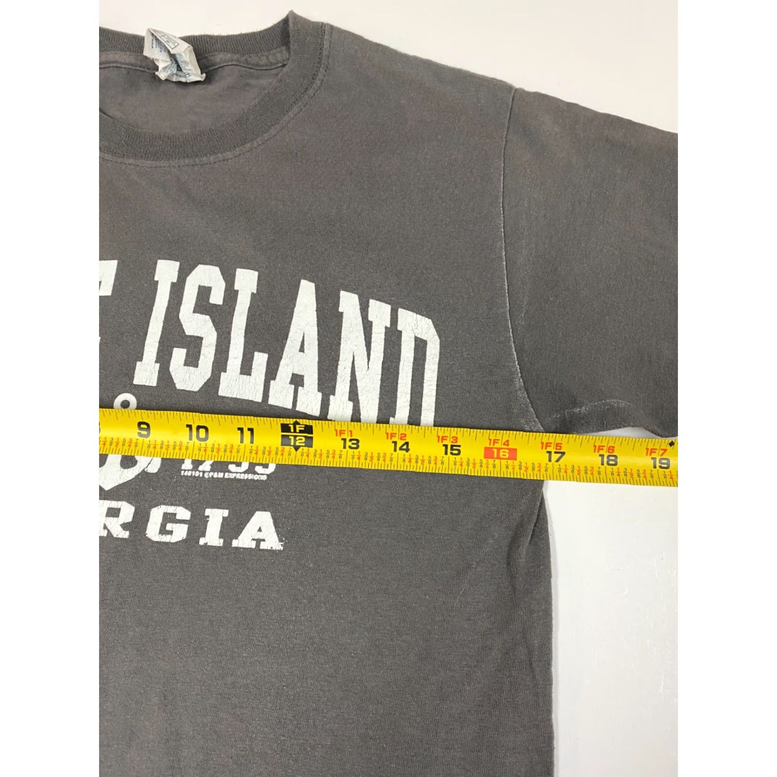 Delta Tybee Island Mens Shirt Small Gray Georgia Size US S / EU 44-46 / 1 - 5 Thumbnail