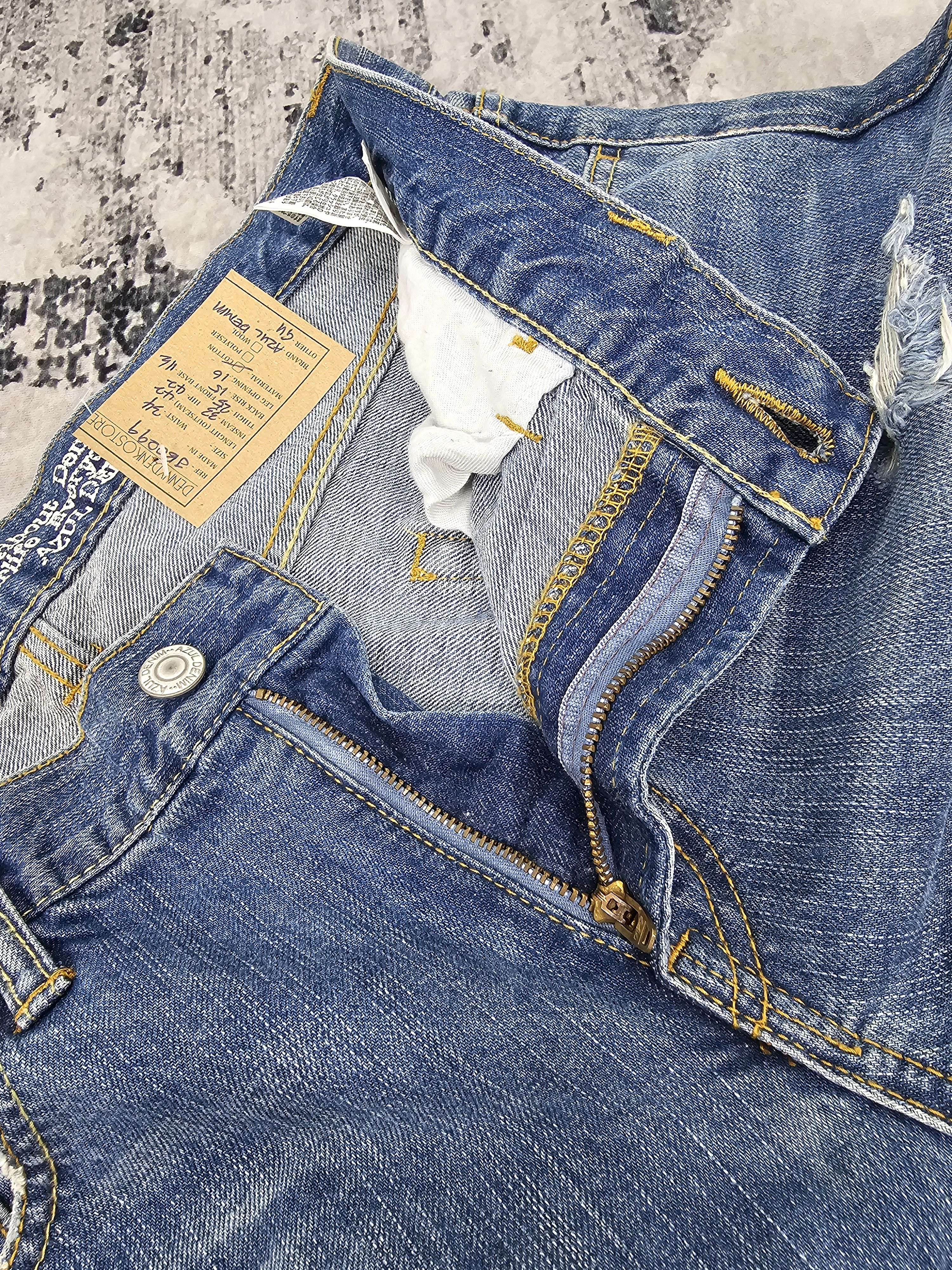 MOUSSY AZUL By Moussy Distressed Rockers Design Jean JB0299 Size 34 Size US 34 / EU 50 - 7 Thumbnail