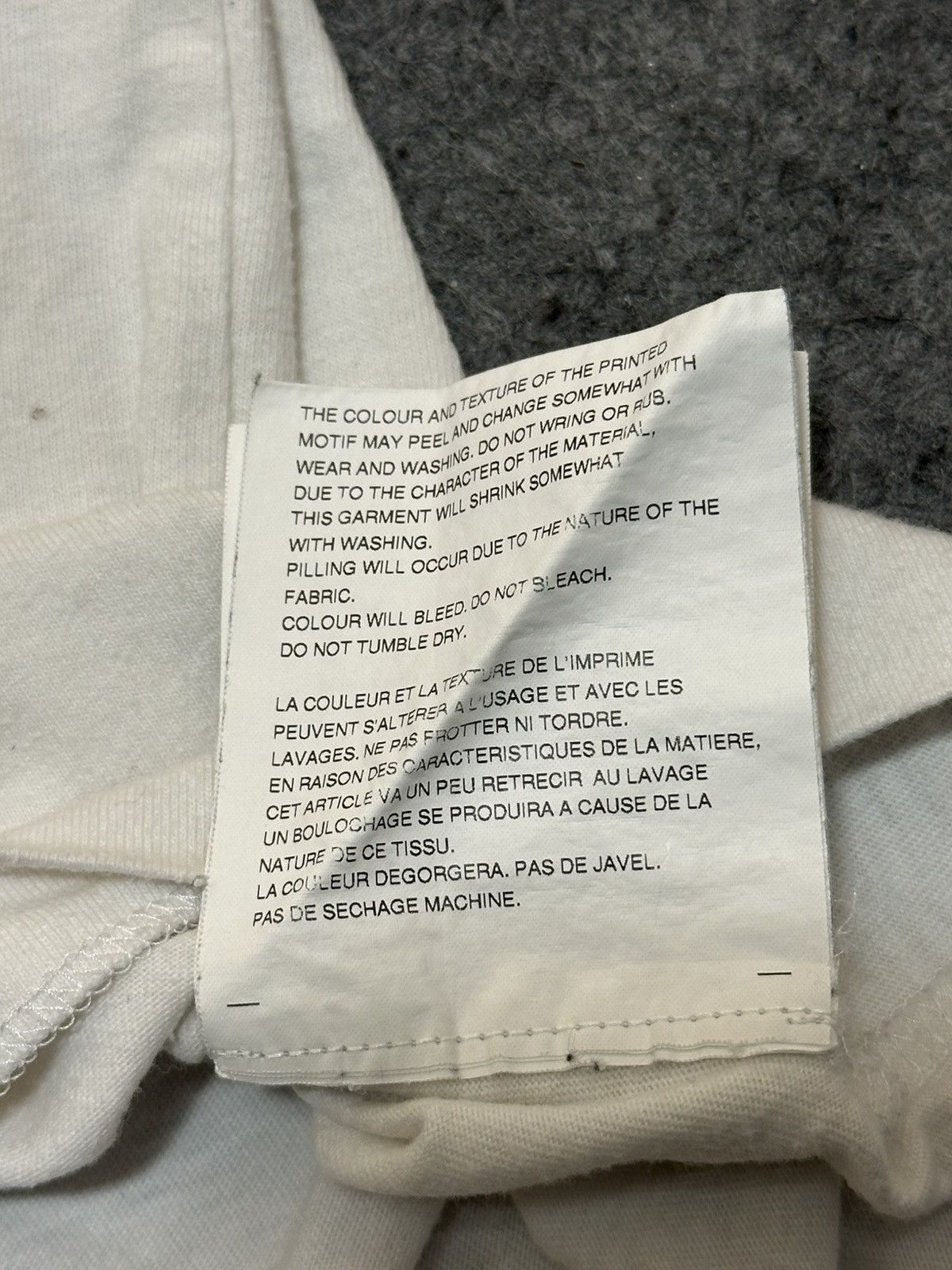 CDG by Comme des Garcons Comme des Garçons CDG white t-shirt. Size US L / EU 52-54 / 3 - 10 Thumbnail
