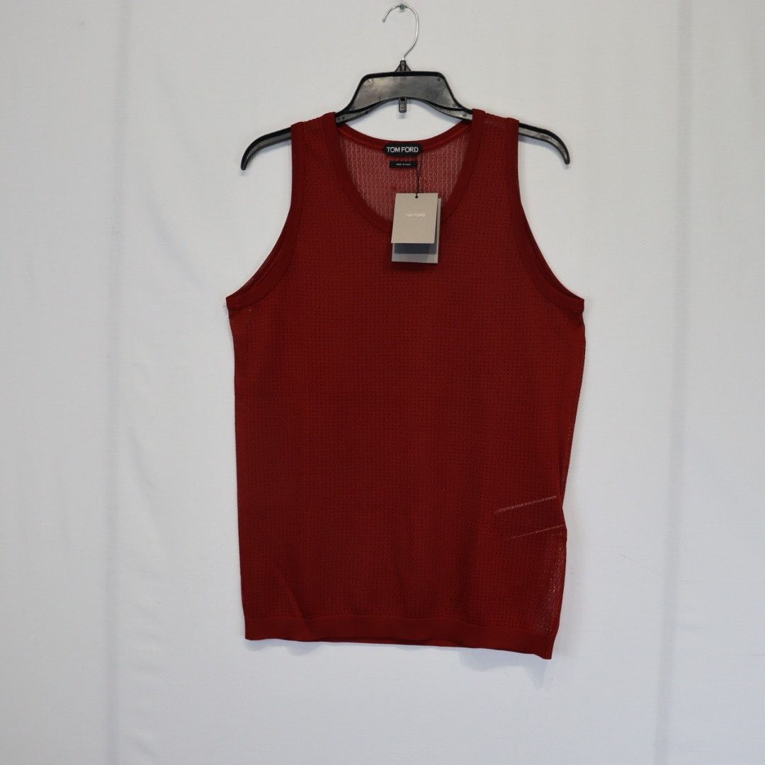 Tom Ford o1rshd1 Canotta Top Tank in Red Size US M / EU 48-50 / 2 - 1 Thumbnail