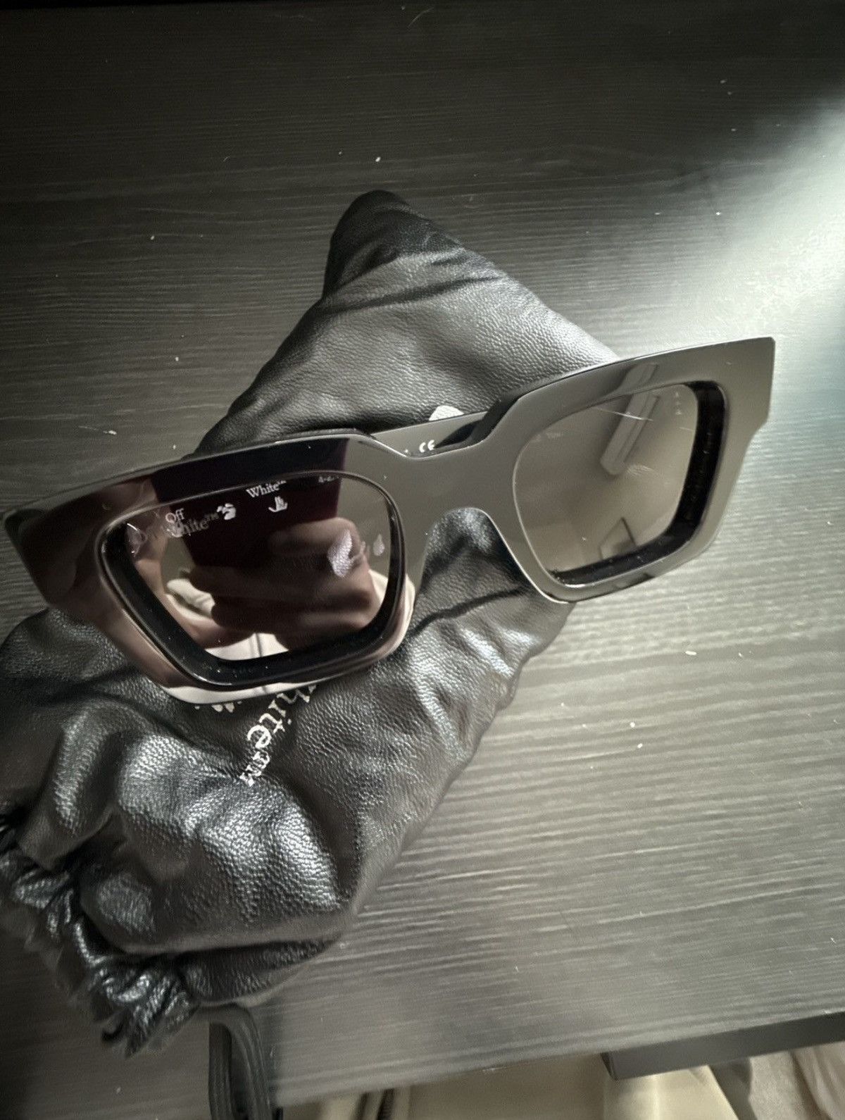 Off-White OFF-White Virgil Rectangle Frame Sunglasses Size ONE SIZE - 6 Thumbnail