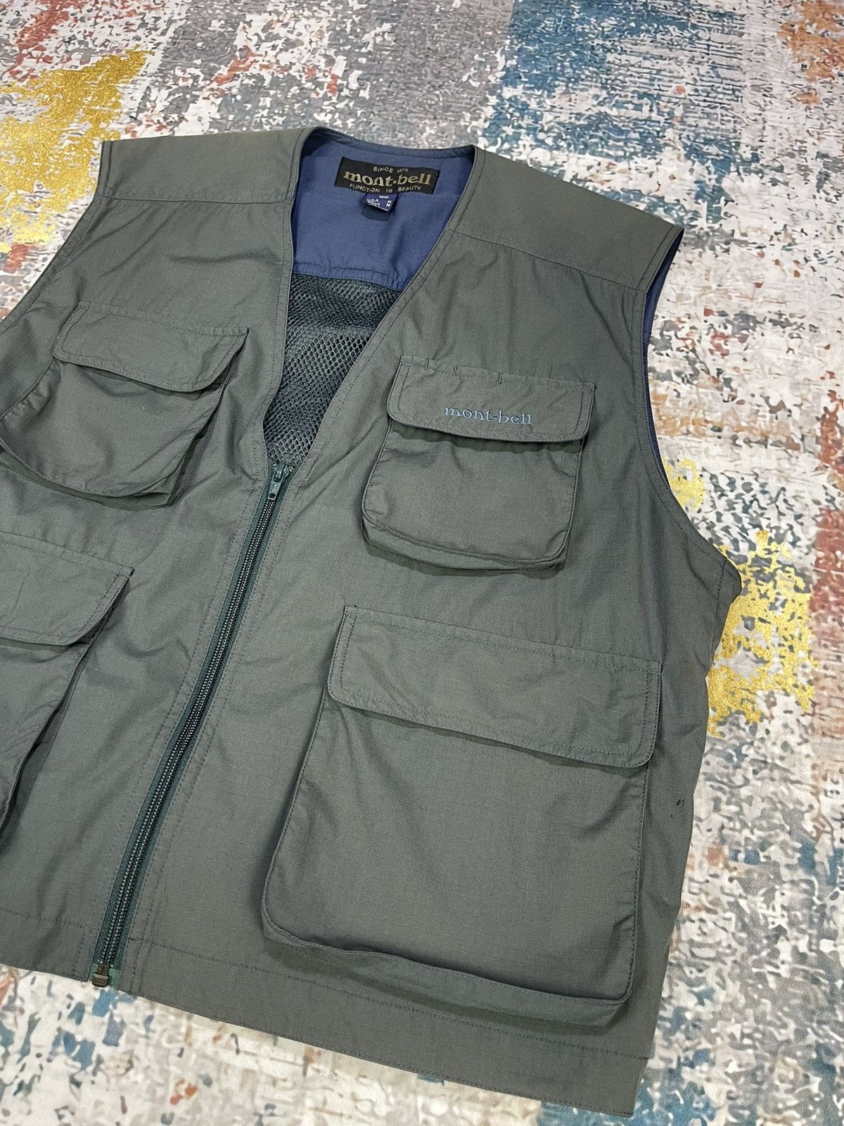 Montbell Vintage Montbell Utility Pocket Ripstop Nylon Size US M / EU 48-50 / 2 - 2 Thumbnail