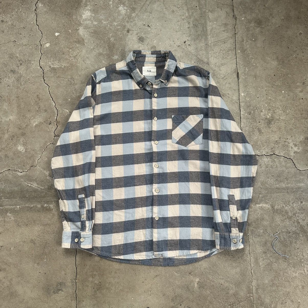 Flannel Folk flannel shirt size XL Size US XL / EU 56 / 4 - 2 Thumbnail