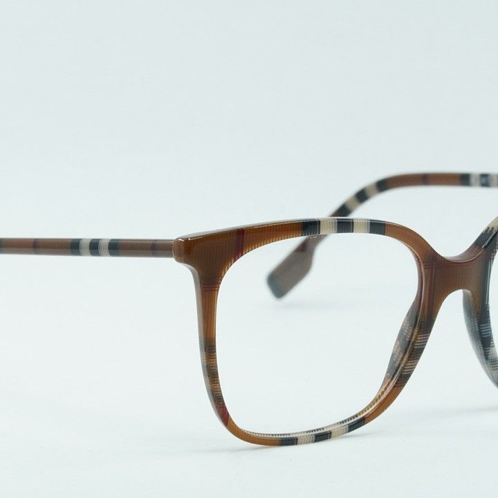 Burberry Burberry BE2367 3966 Eyeglasses Check Brown 54mm Square Fram Size ONE SIZE - 9 Thumbnail