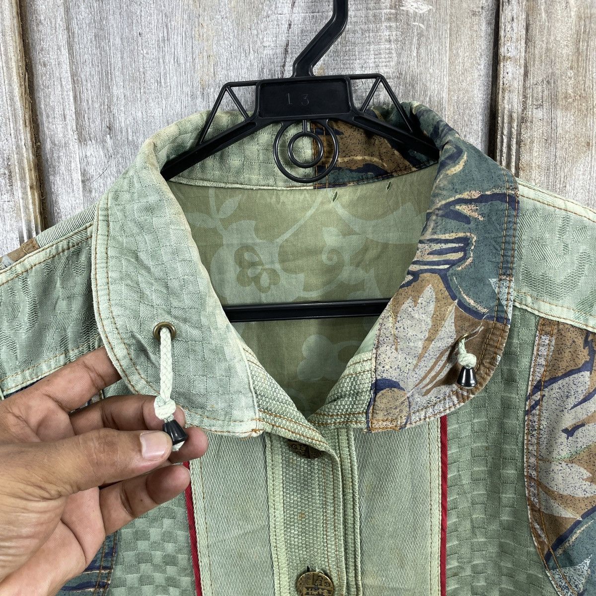 Japanese Brand × Vintage Vintage Japanese Brand Patchwork Button Up Vests Size US M / EU 48-50 / 2 - 5 Thumbnail