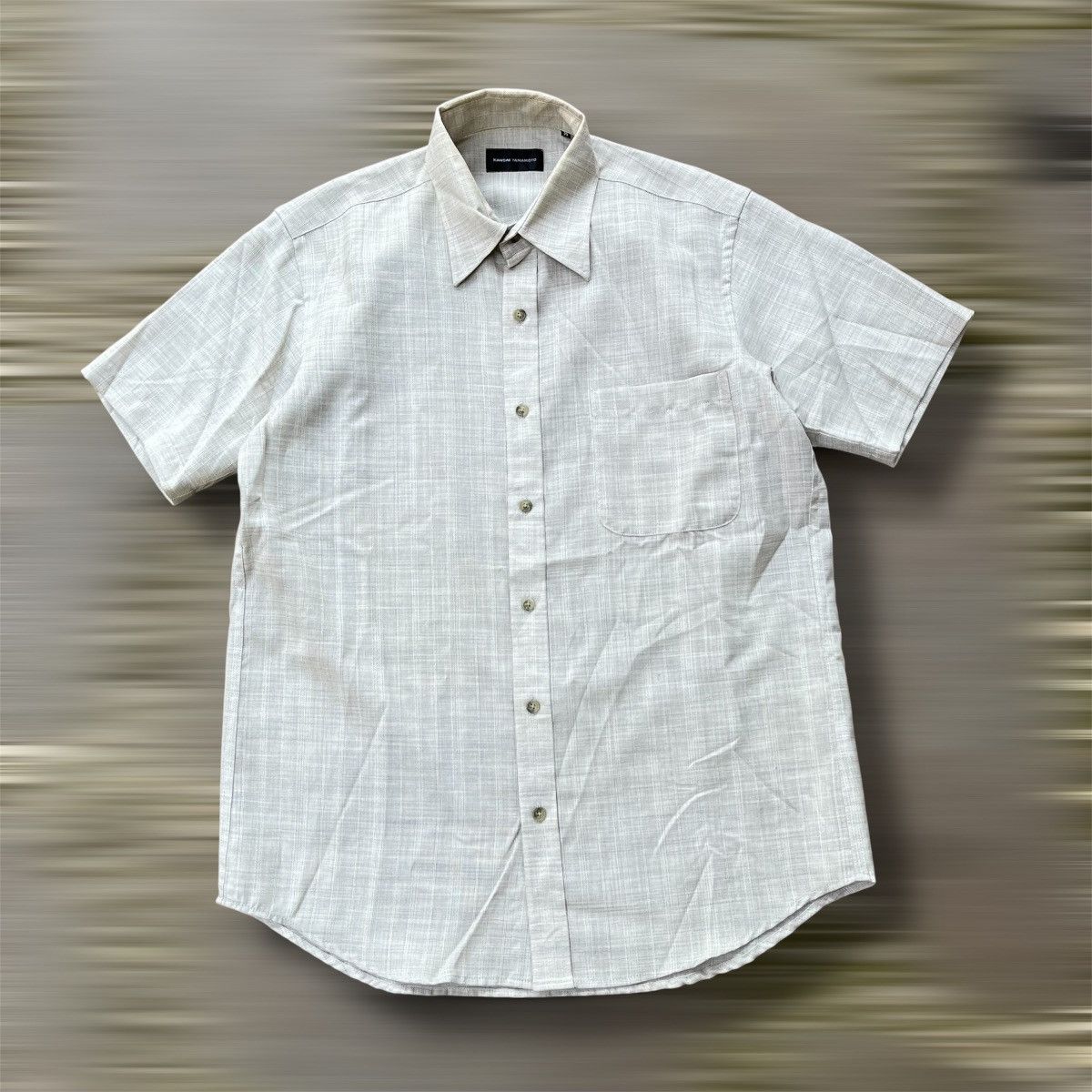 Kapital Kapital Style🔥 Kansai Yamamoto Short Sleeve Shirt – Grey Size US M / EU 48-50 / 2 - 1 Thumbnail