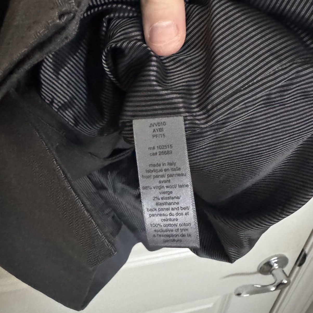 John Varvatos 7 Button Gray Wool Vest 52