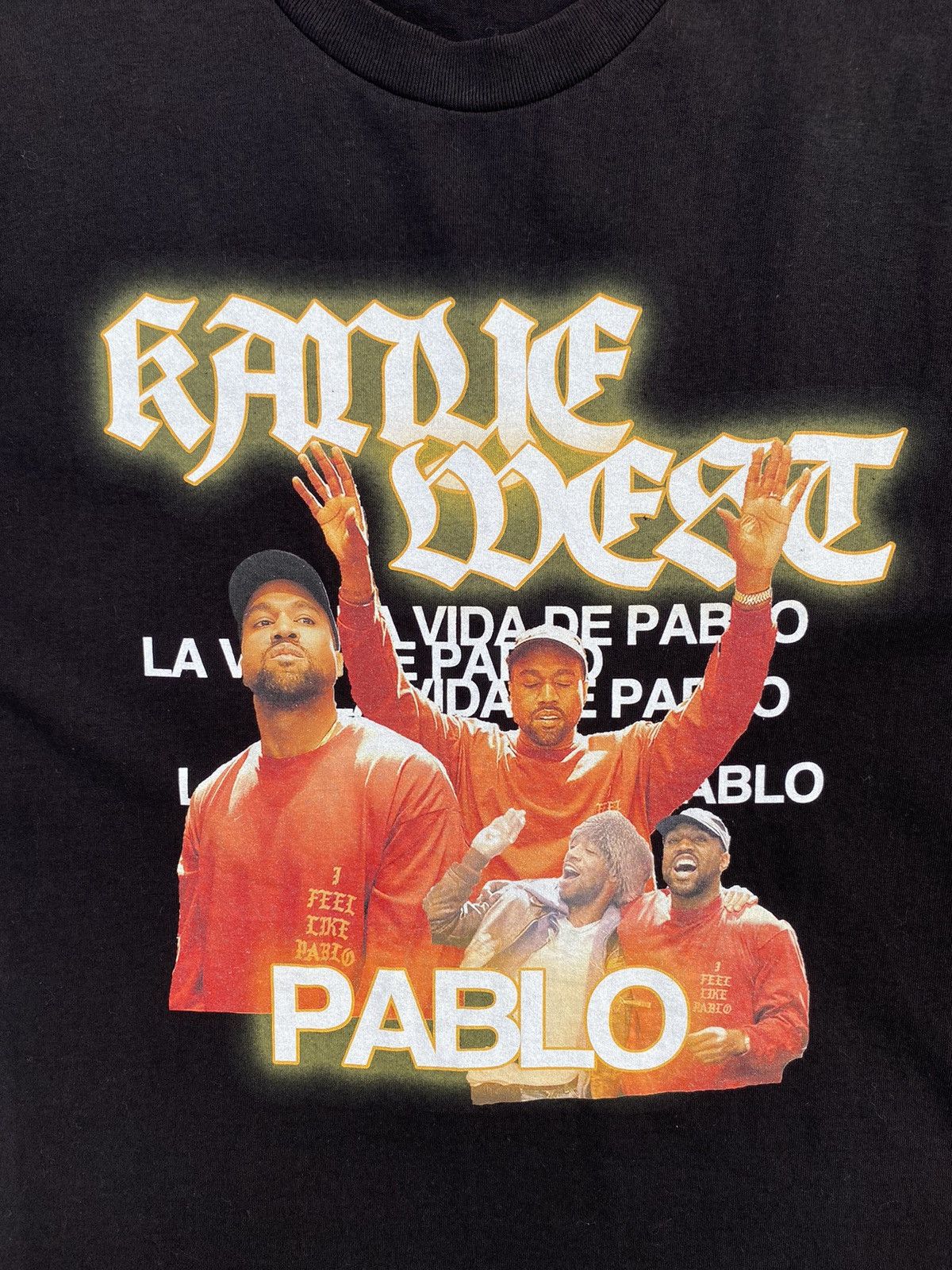 Rap Tees Rare🔥Vintage Kanye West Pablo Rap Tees Size US L / EU 52-54 / 3 - 3 Thumbnail