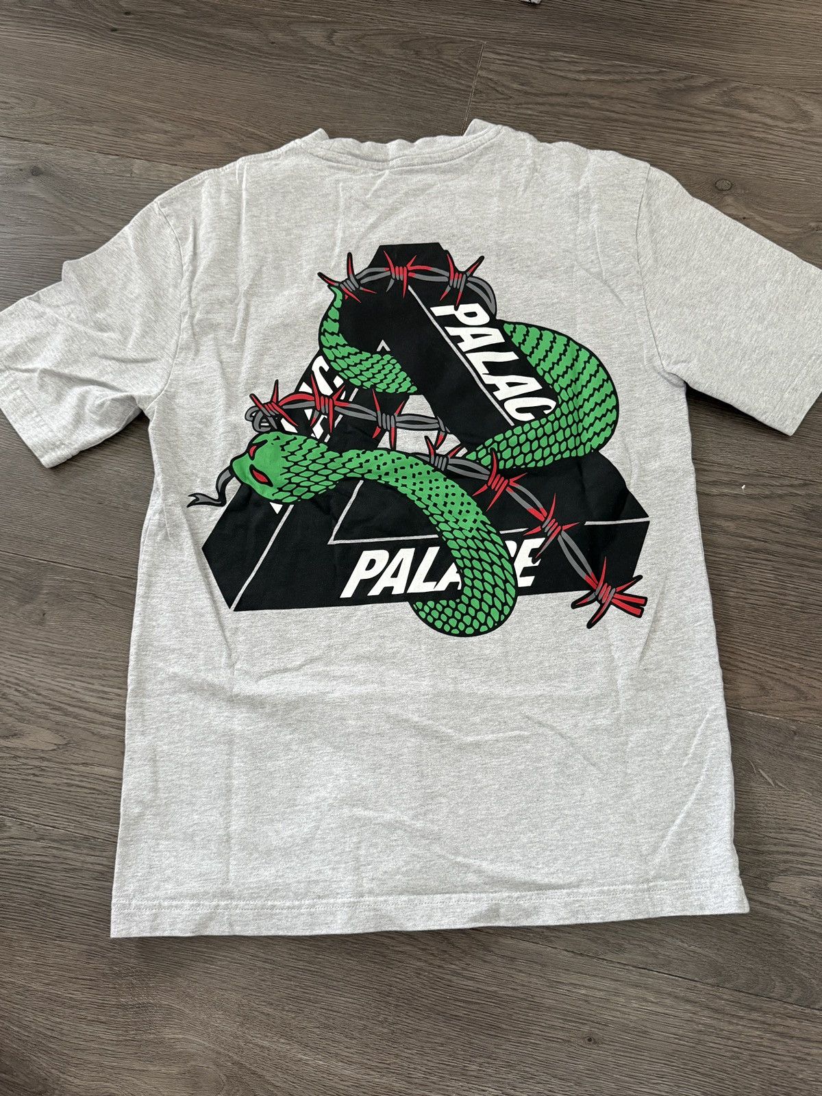 Palace Palace Hesh Mit Fresh T-Shirt Grey Marl Size US S / EU 44-46 / 1 - 4 Thumbnail