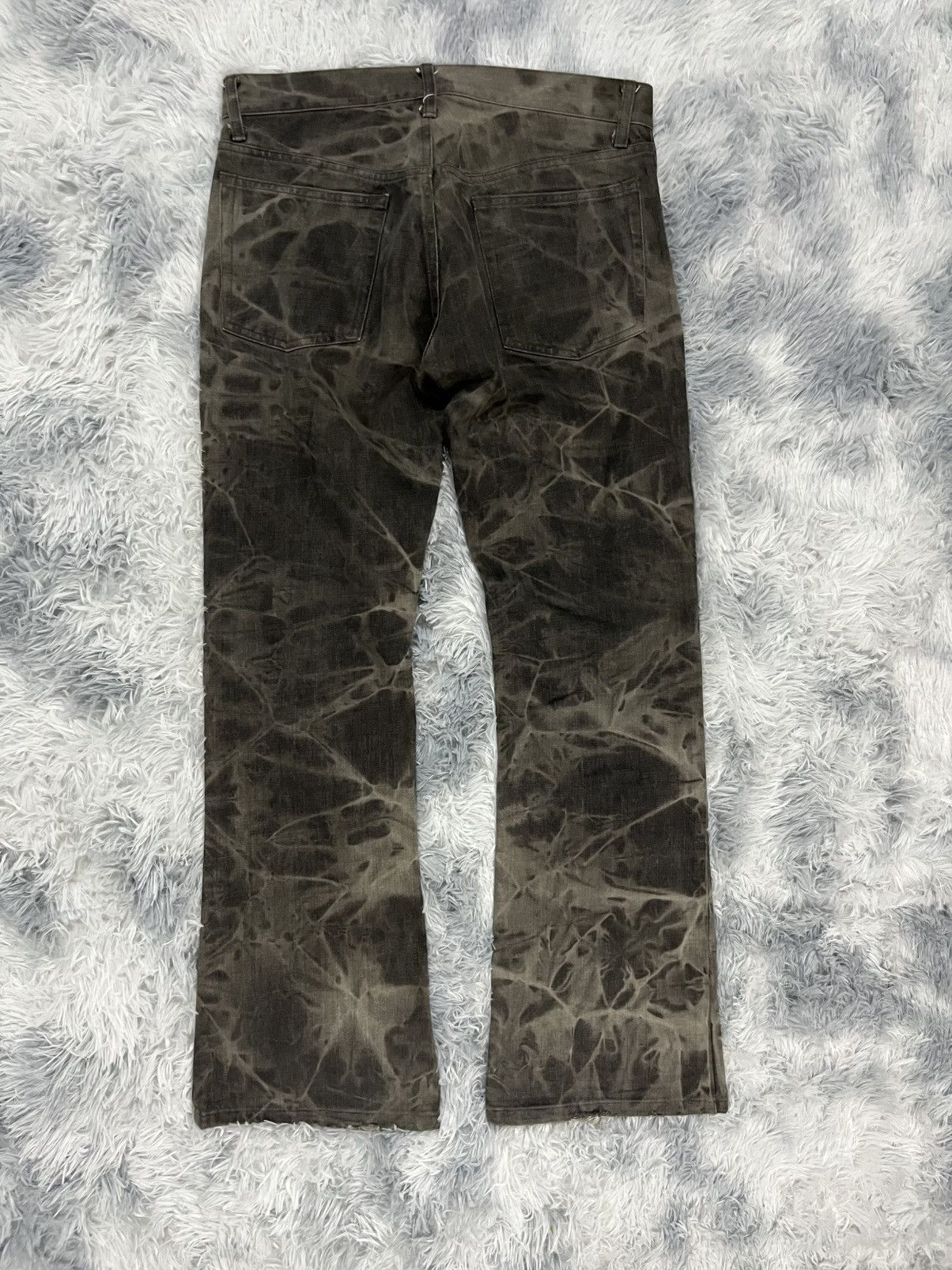 Tornado Mart Rare🔥Edge Rupert Typography Flared Jeans Size US 33 - 11 Thumbnail