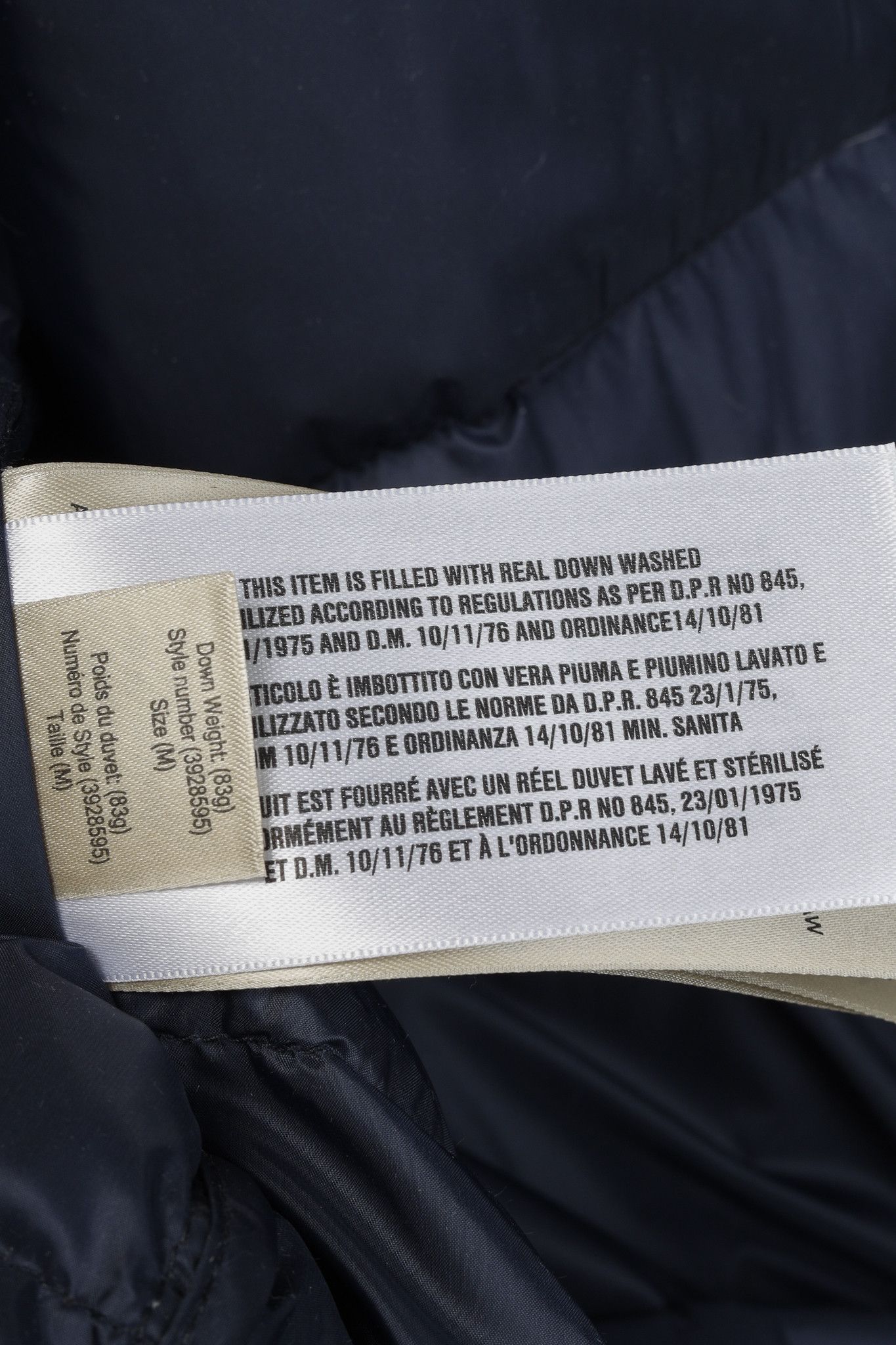 Burberry Burberry Brit Mitchson Navy Blue Down-Filled Puffer Jacket Size US M / EU 48-50 / 2 - 16 Thumbnail