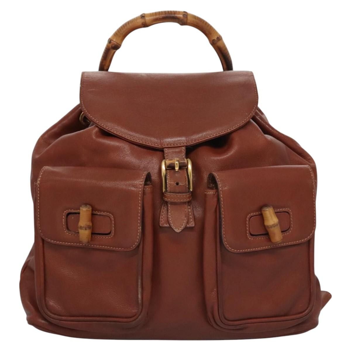 Gucci Gucci Bamboo backpack Size ONE SIZE - 1 Thumbnail