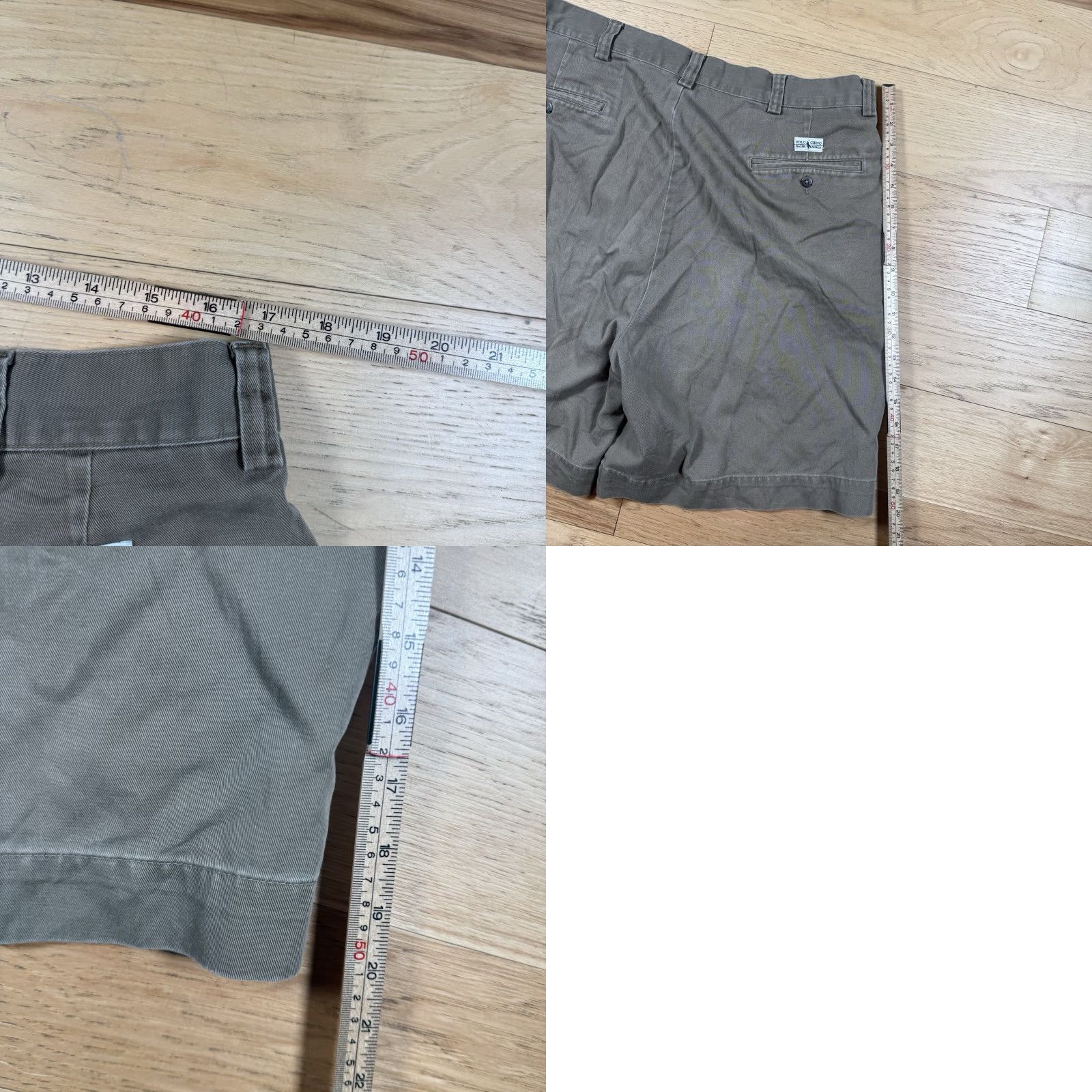 Polo Ralph Lauren VINTAGE Polo Ralph Lauren Chino Shorts Mens 34 Khaki Beige Cargo Loose 90s Mens Size US S / EU 44-46 / 1 - 8 Thumbnail