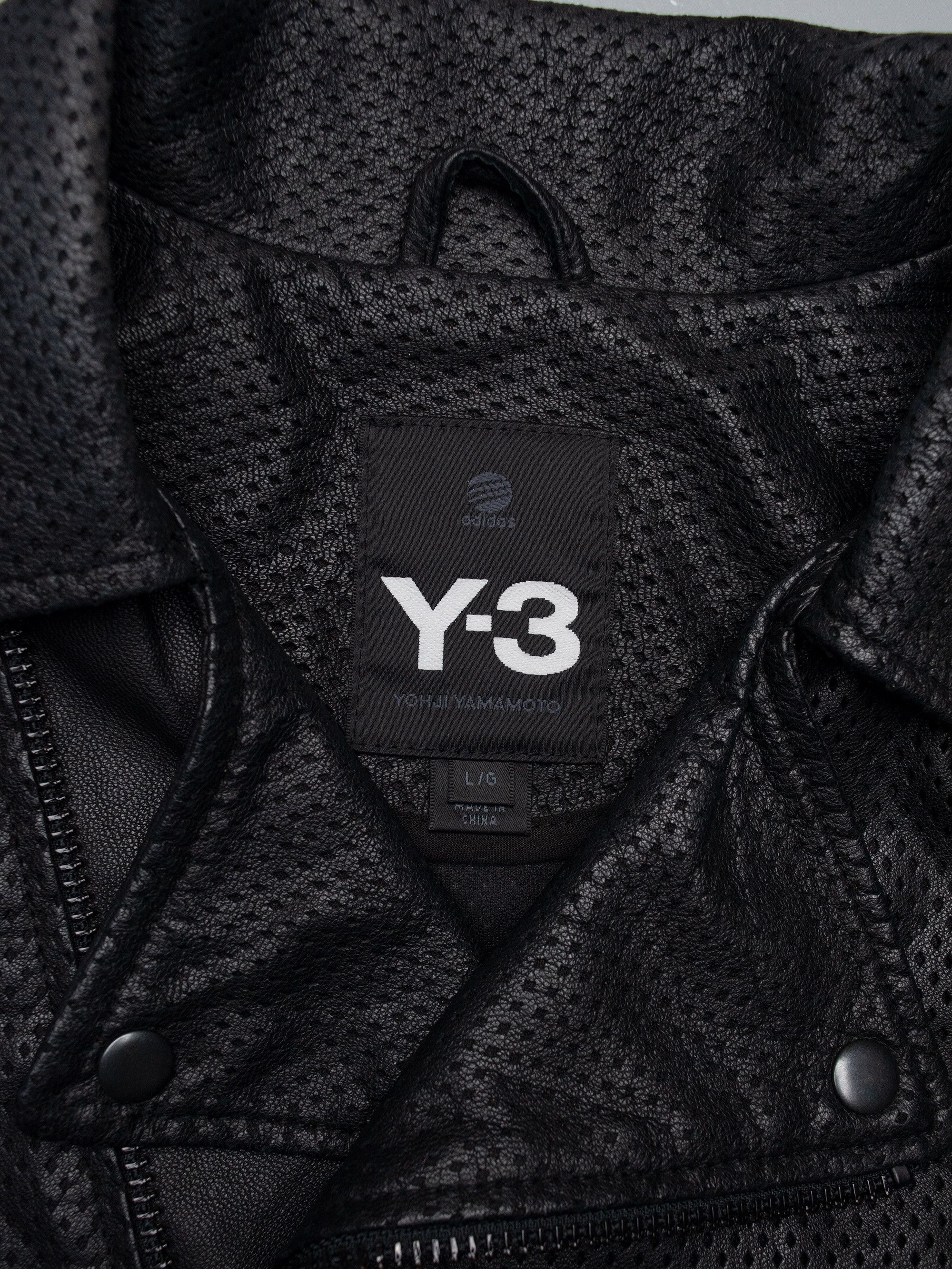 Y-3 Y-3 - A/W 2013 - women's perforated leather biker jacket Size L / US 10 / IT 46 - 11 Thumbnail
