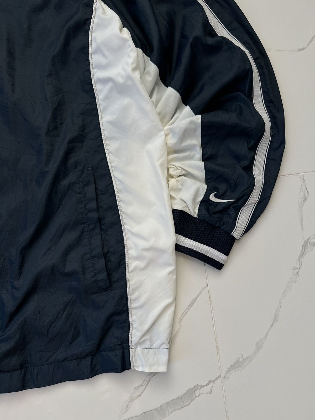 Nike × Vintage 90's NIKE MULTI SWOOSH RARE RETRO TRACK JACKET Y2K GORPCORE Size US XL / EU 56 / 4 - 6 Thumbnail