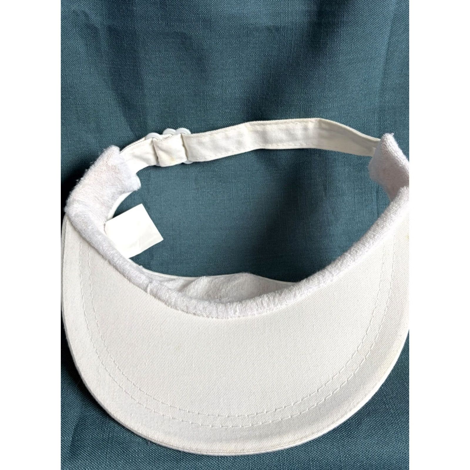 Vintage VINTAGE Winston Racing Visor Hat Cap Mens White Red Embroidered Logo Eagle Size ONE SIZE - 6 Thumbnail